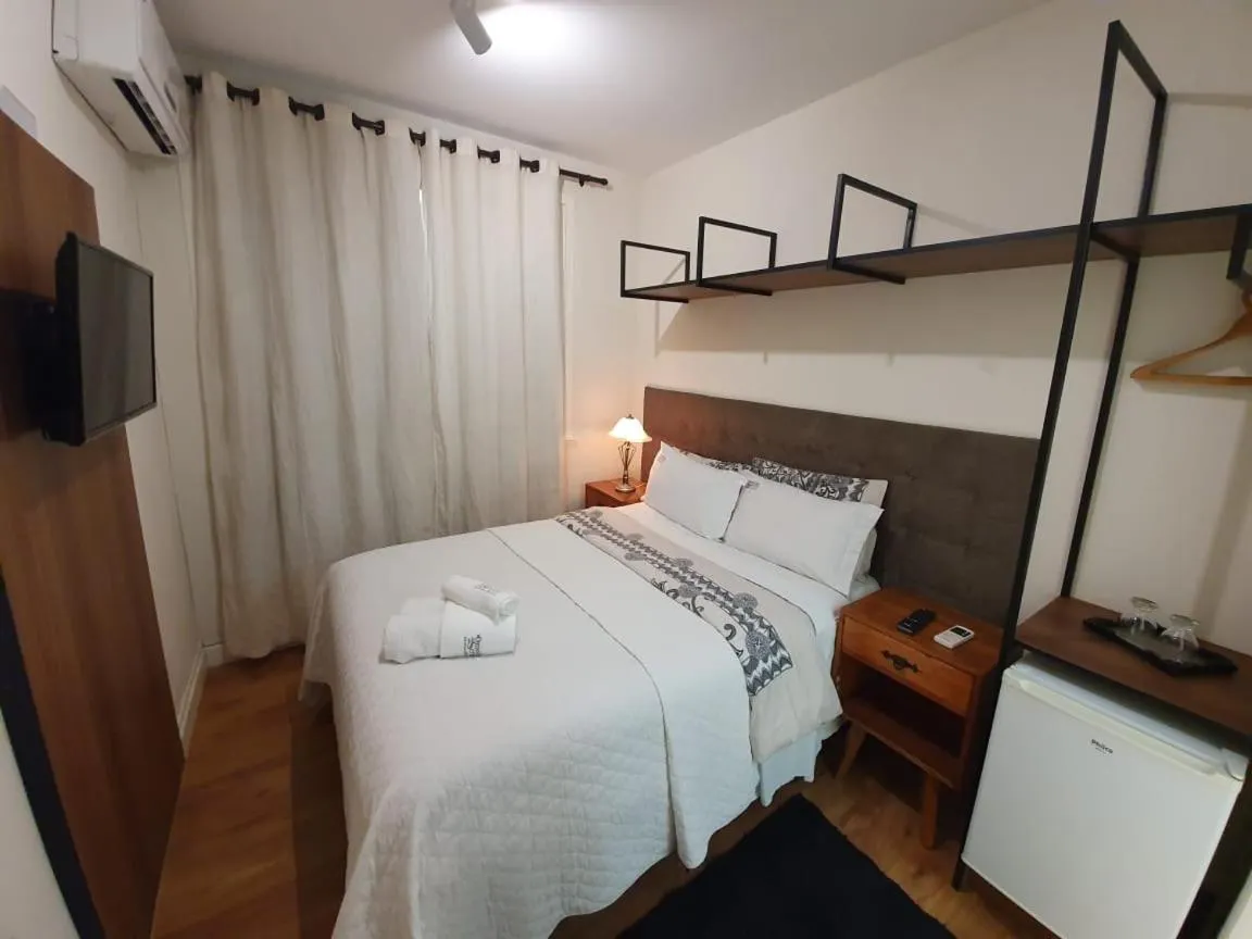 Bed in Pousada Orquidea da Serra