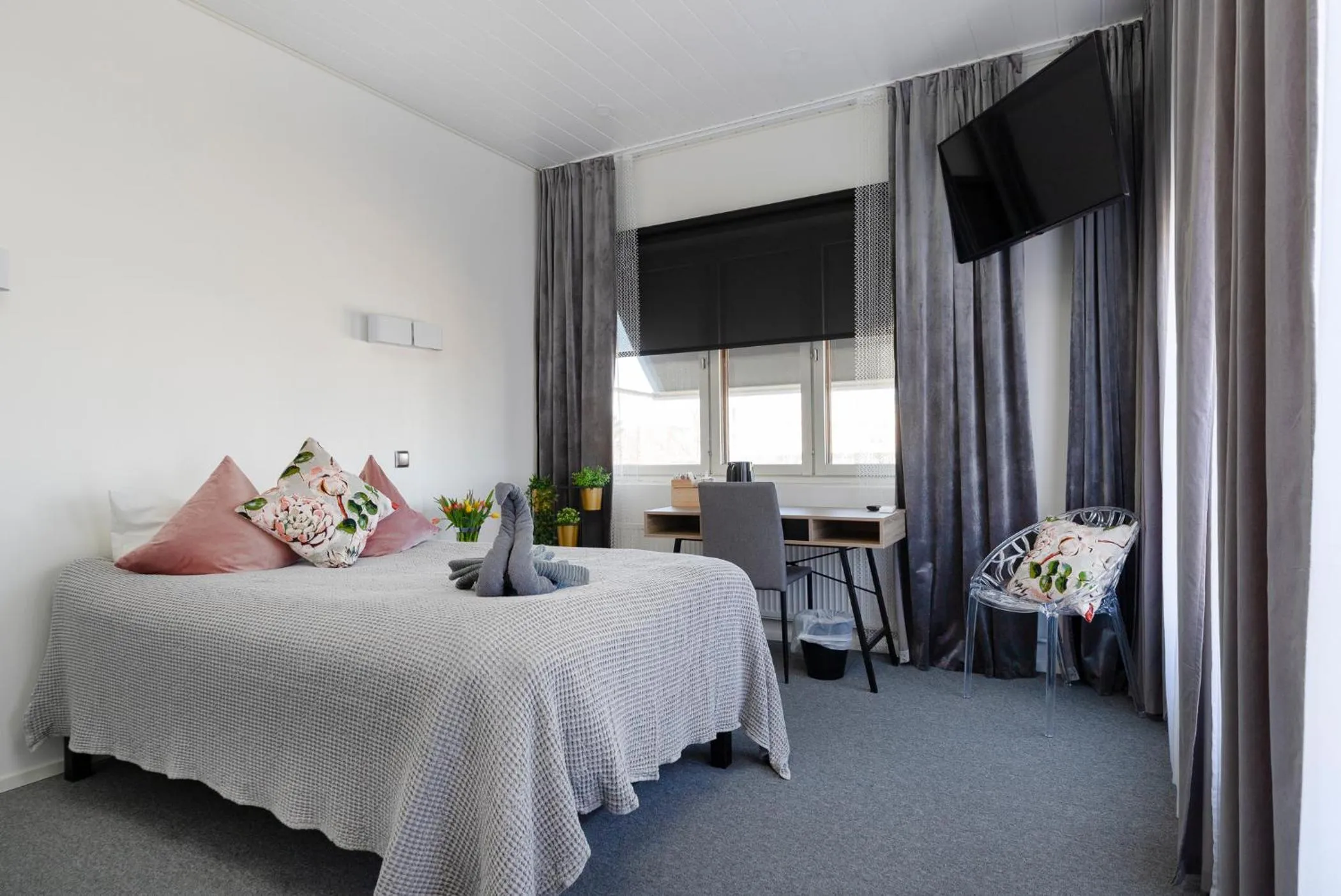 Bed in Hotelli & Ravintola Martinhovi