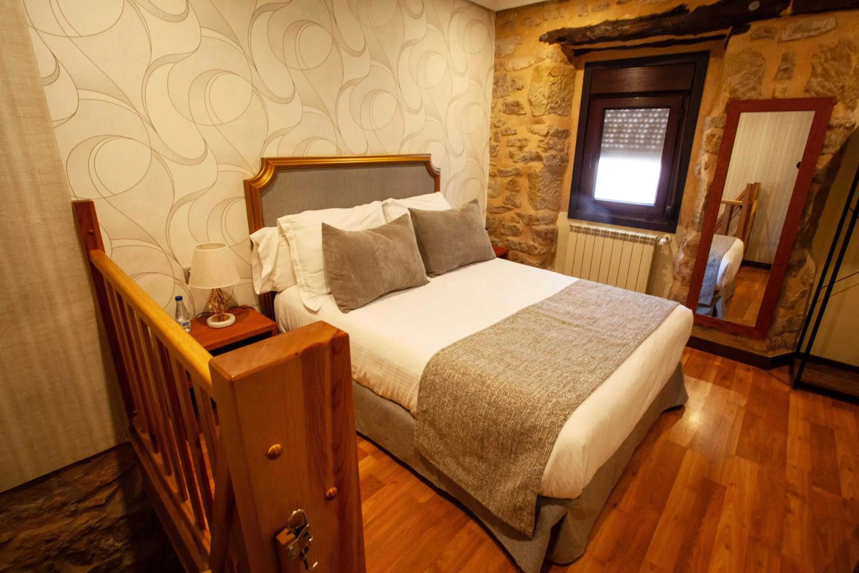 Bed in Hotel El Doncel