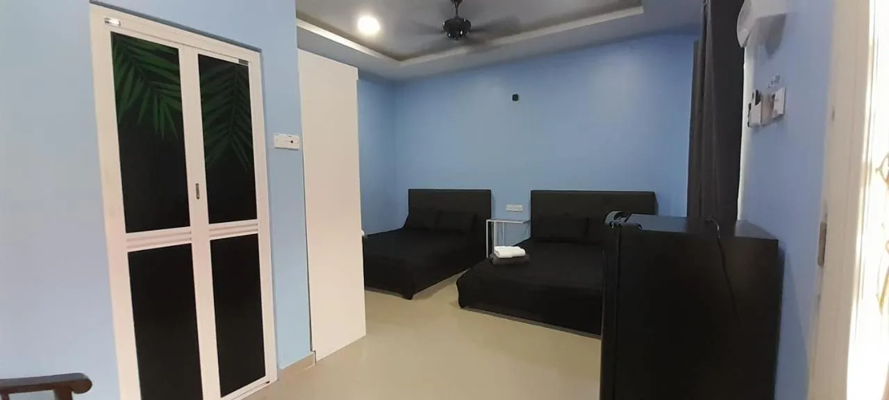 Bed in Restu Chalet Tioman