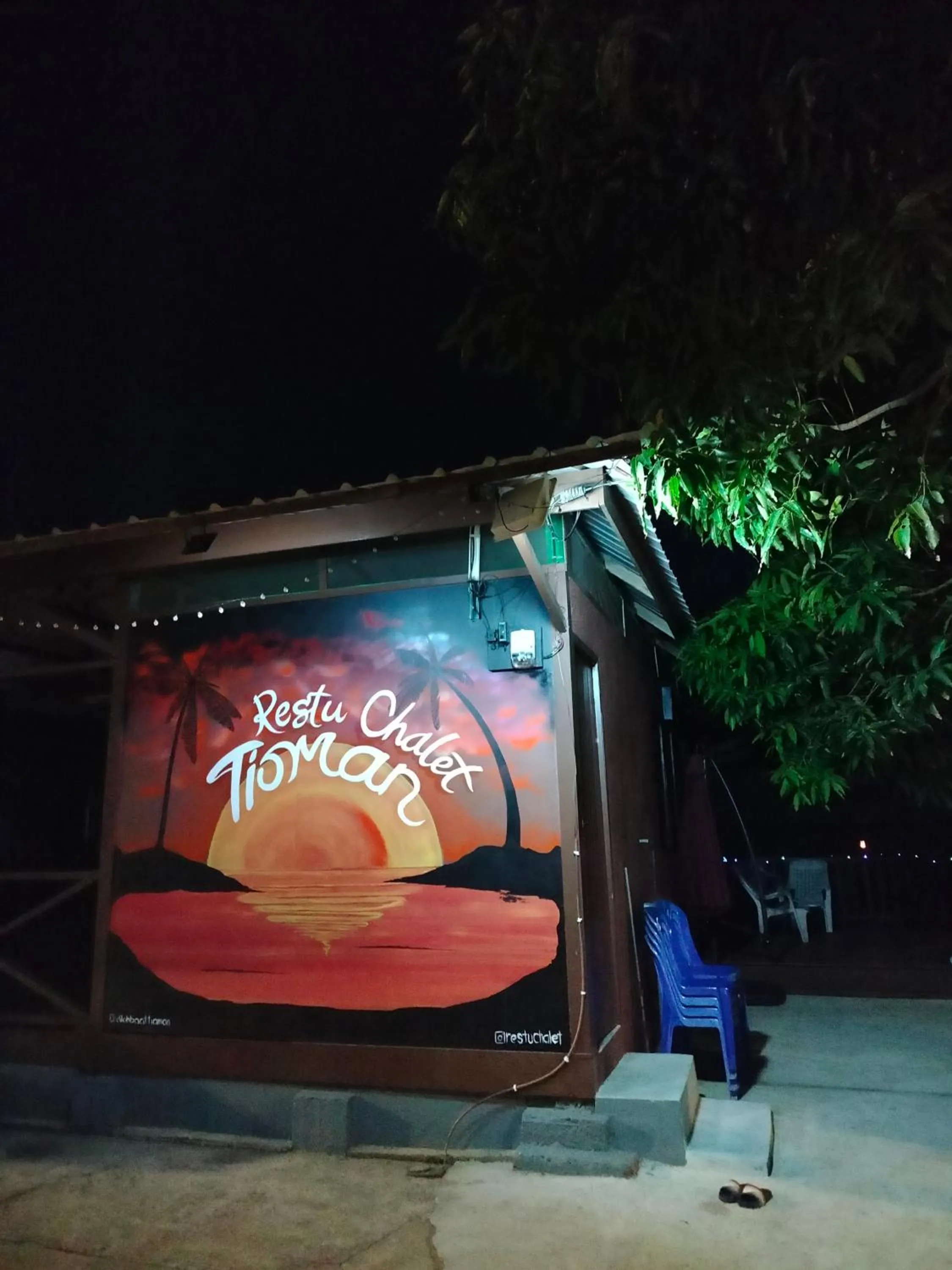 Night in Restu Chalet Tioman