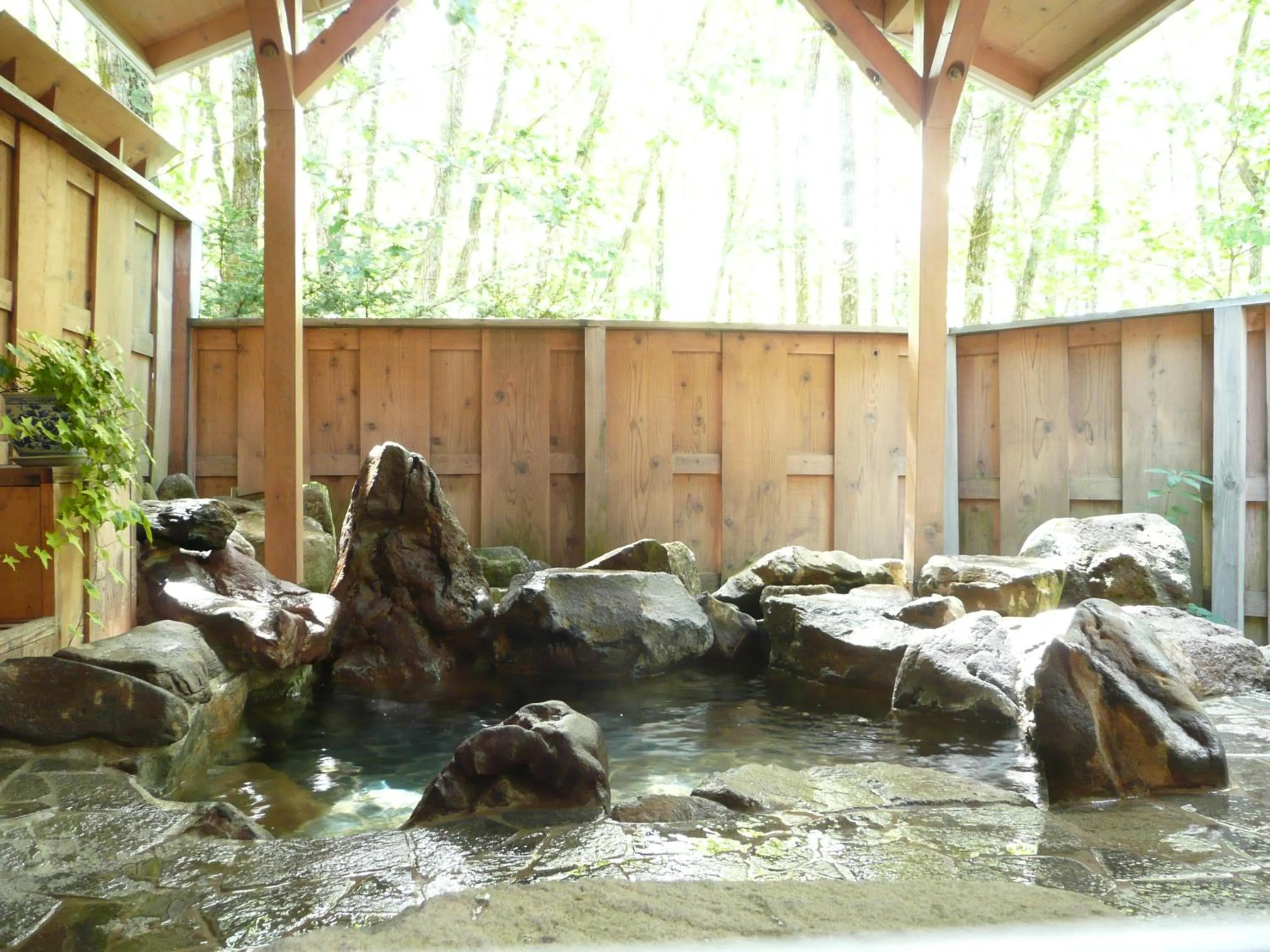 Hot Spring Bath in Shikino Yado Subaru