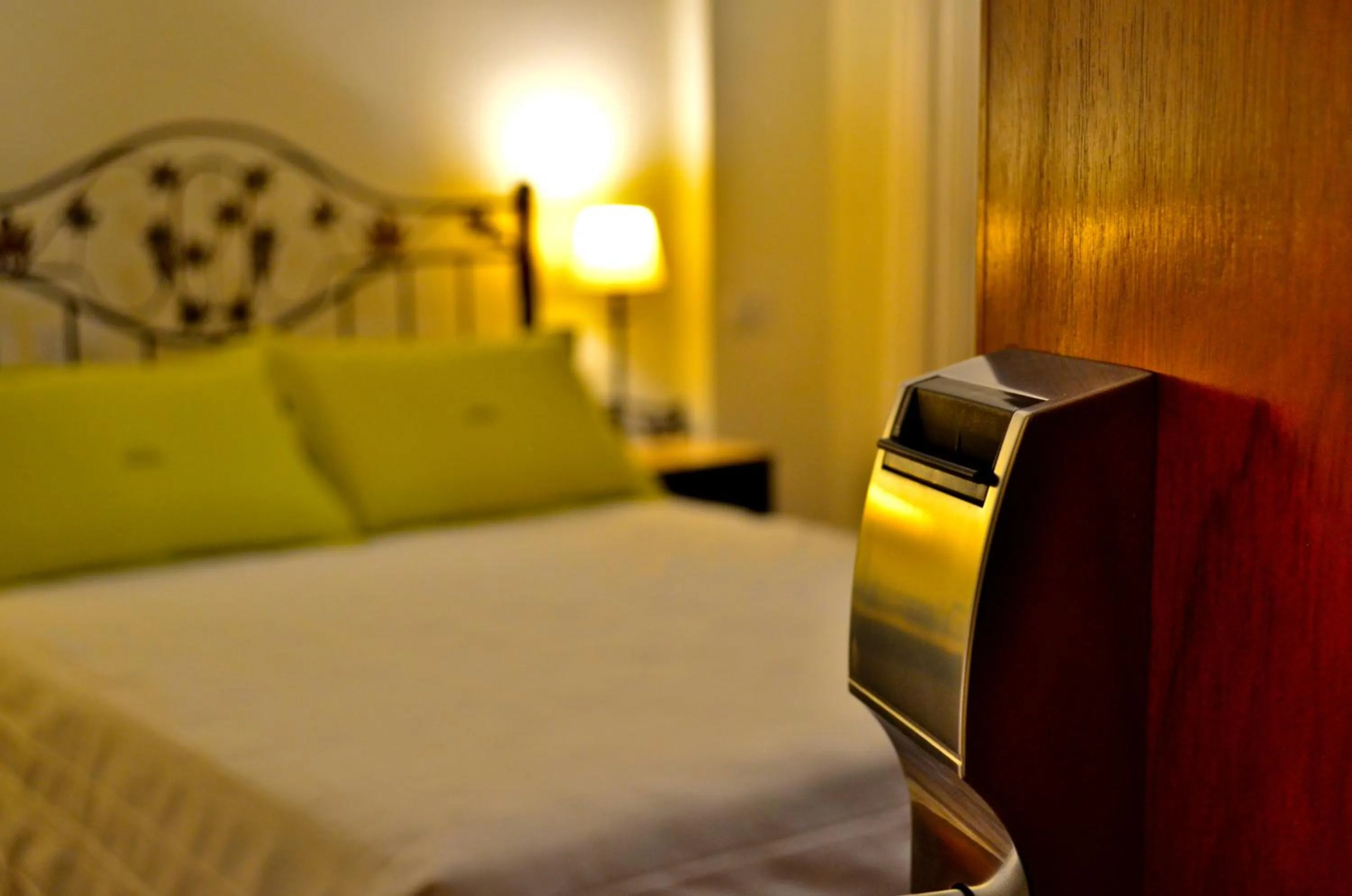 Decorative detail, Bed in Hotel Asturias