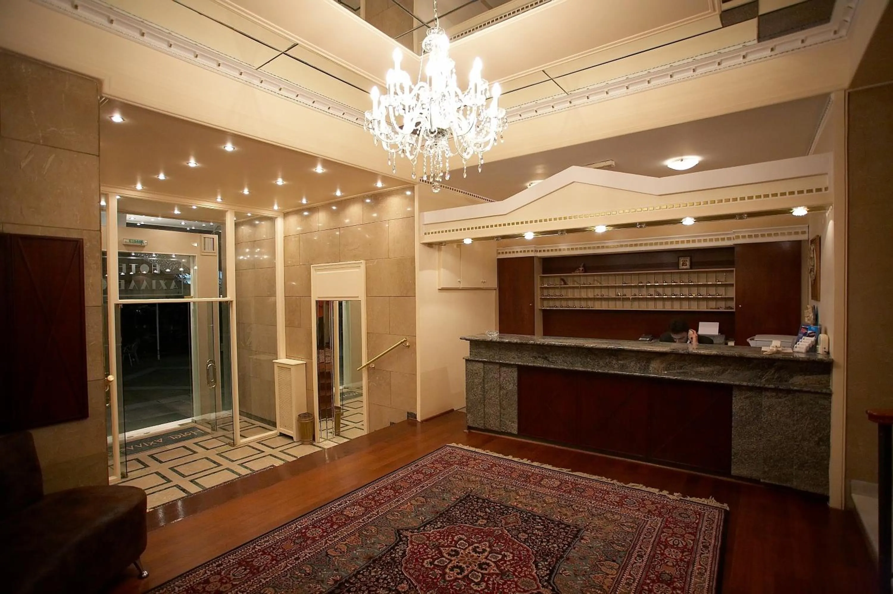 Lobby or reception in Achillion Hotel