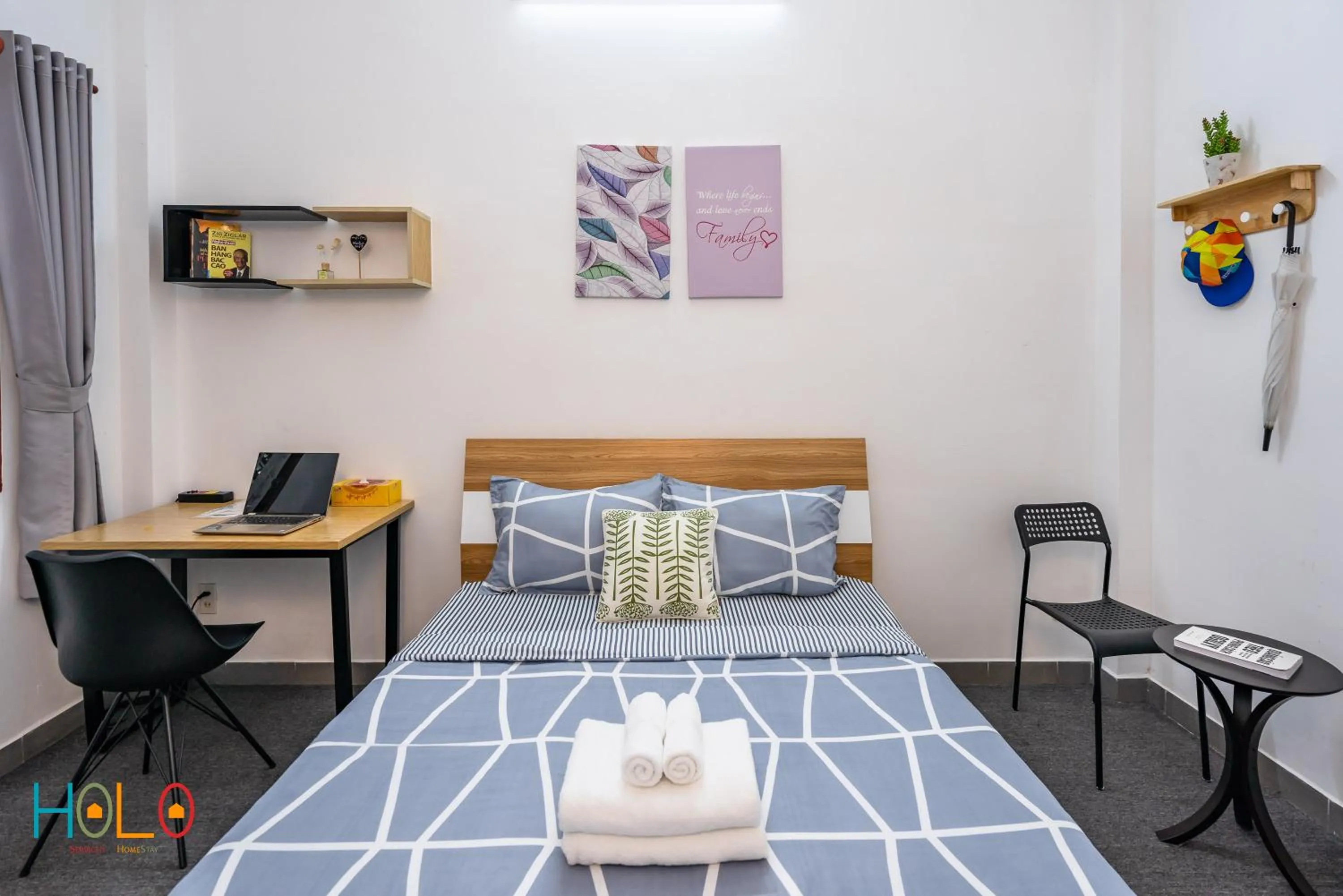 Bed in HoLo Fairy House Saigon - Serviced Homestay