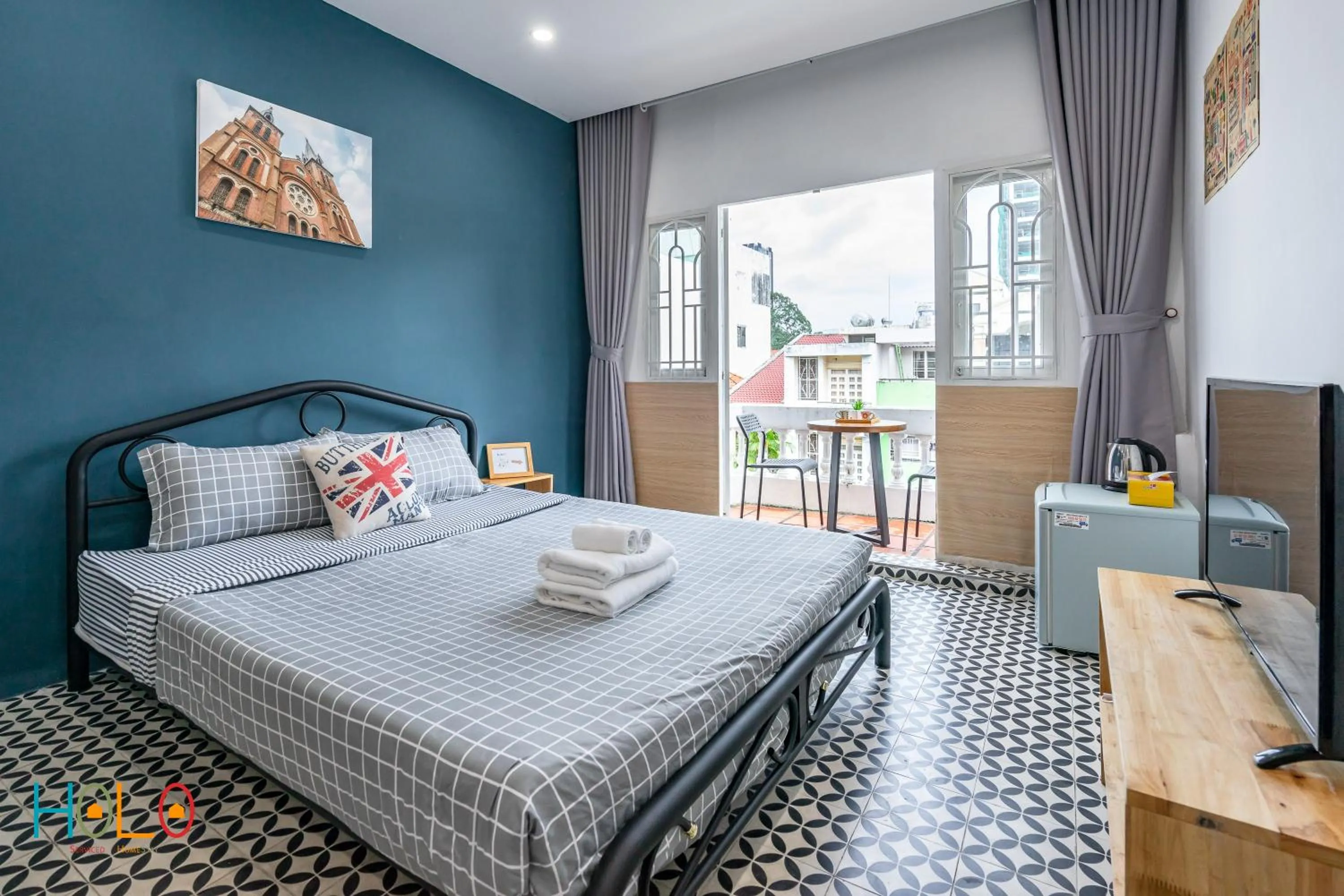 Bed in HoLo Fairy House Saigon - Serviced Homestay