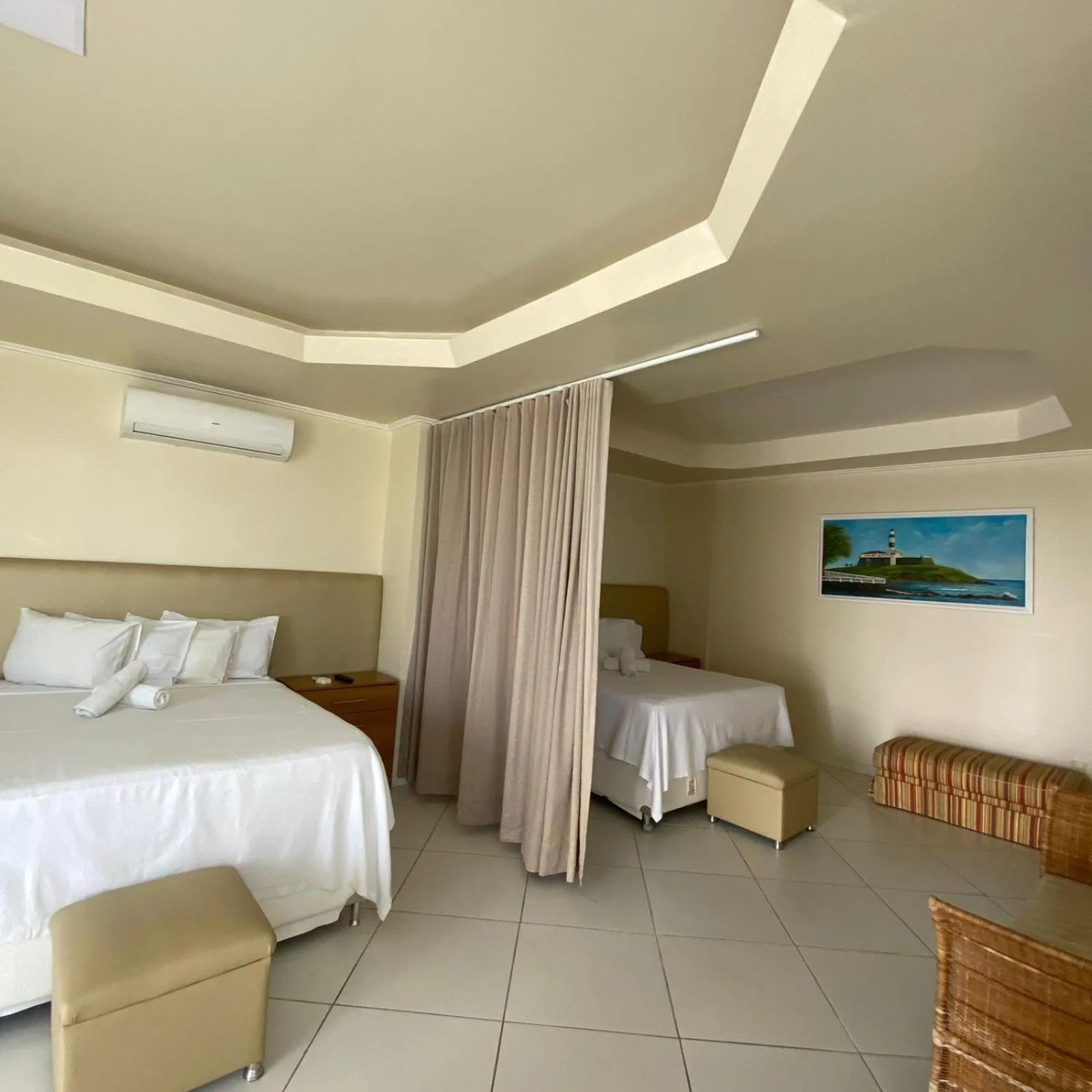 Bed in Hotel Monte Rei