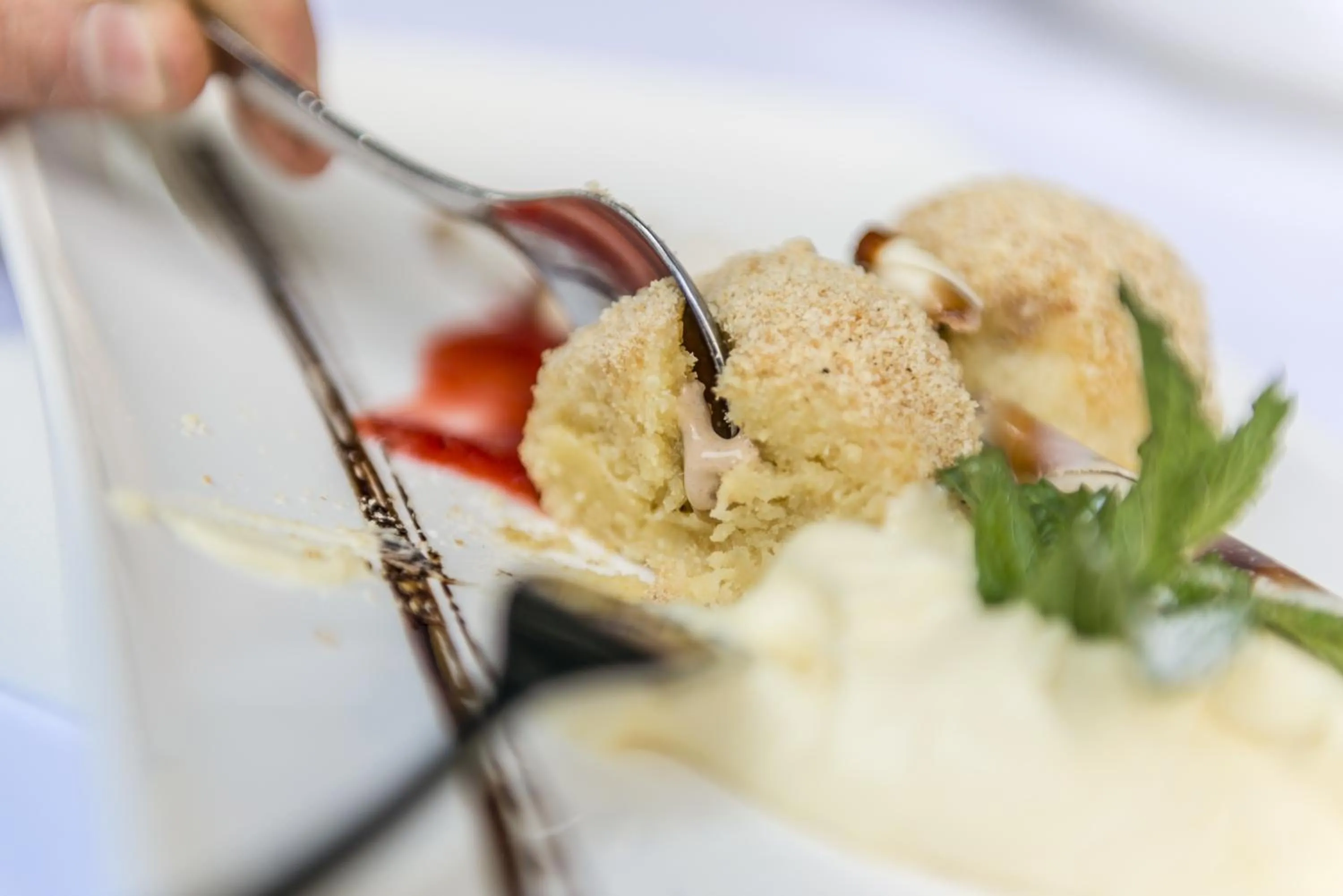 Food close-up in Hotel Lener