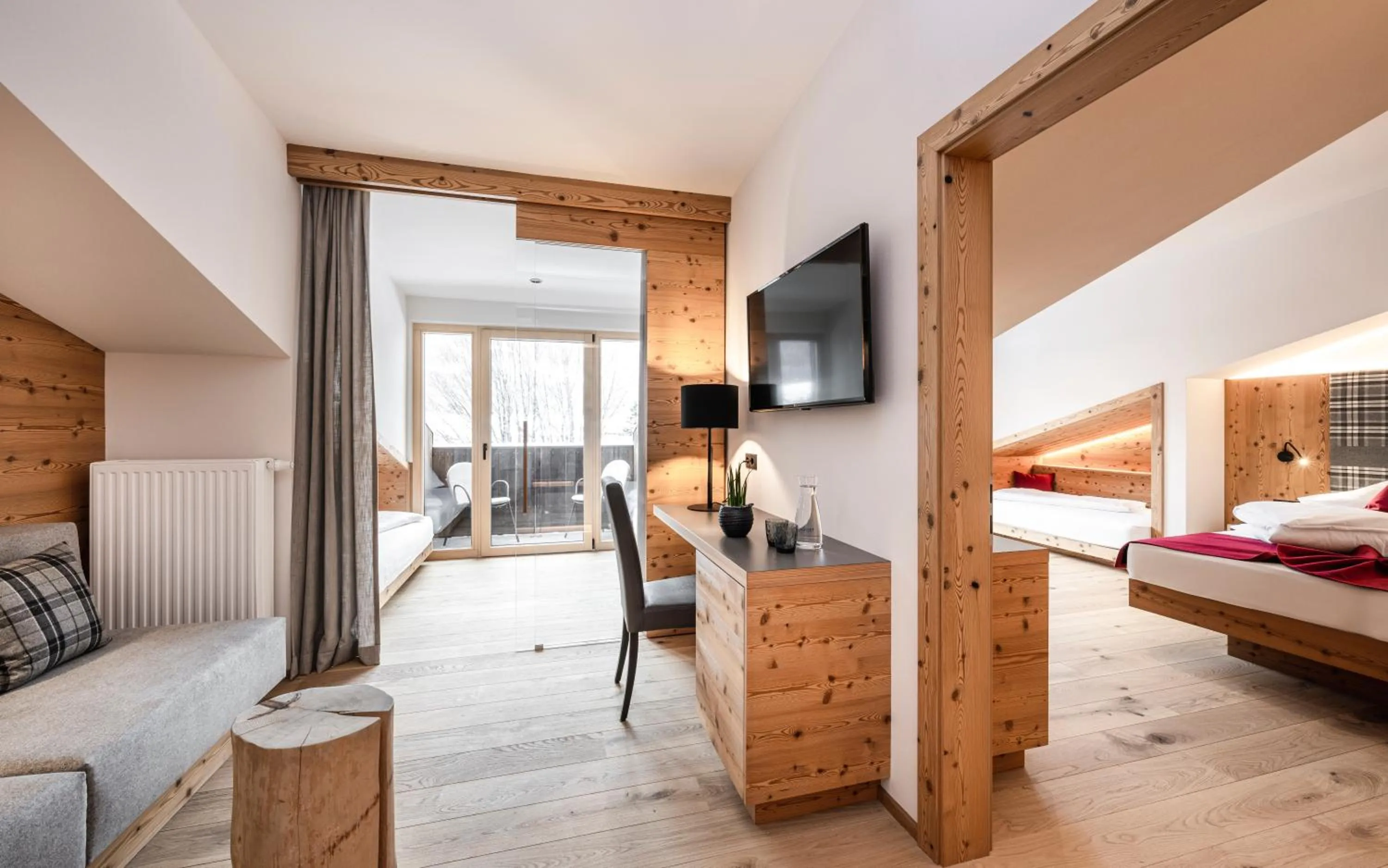 Living room, Bed in Hotel Lener