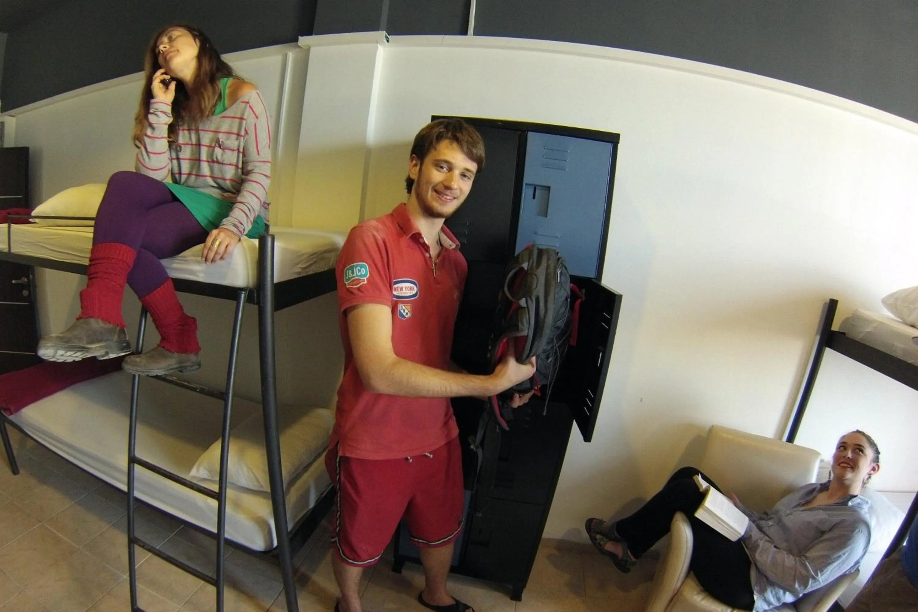 People in Tiberias Hostel