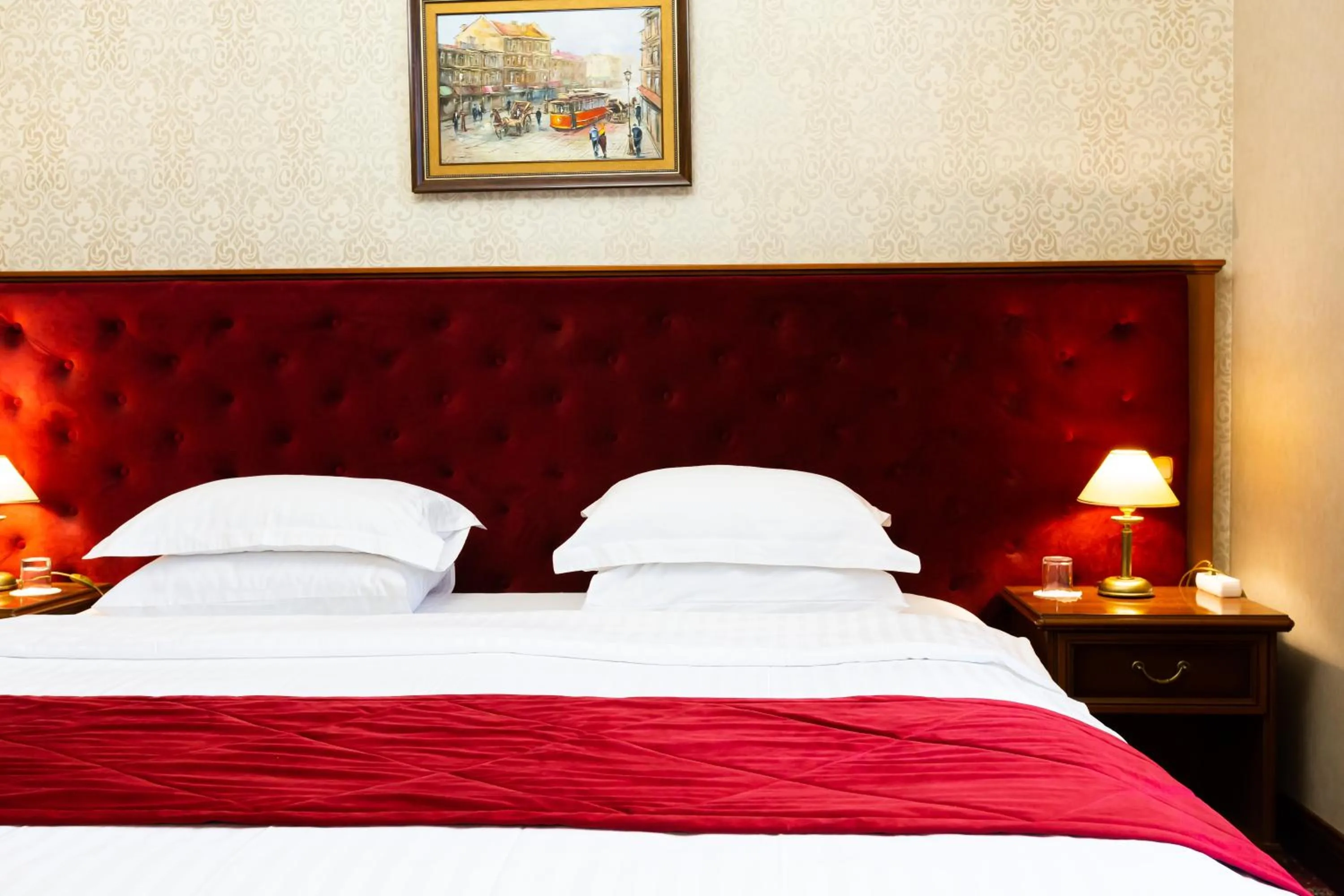Bed in Chopin Hotel