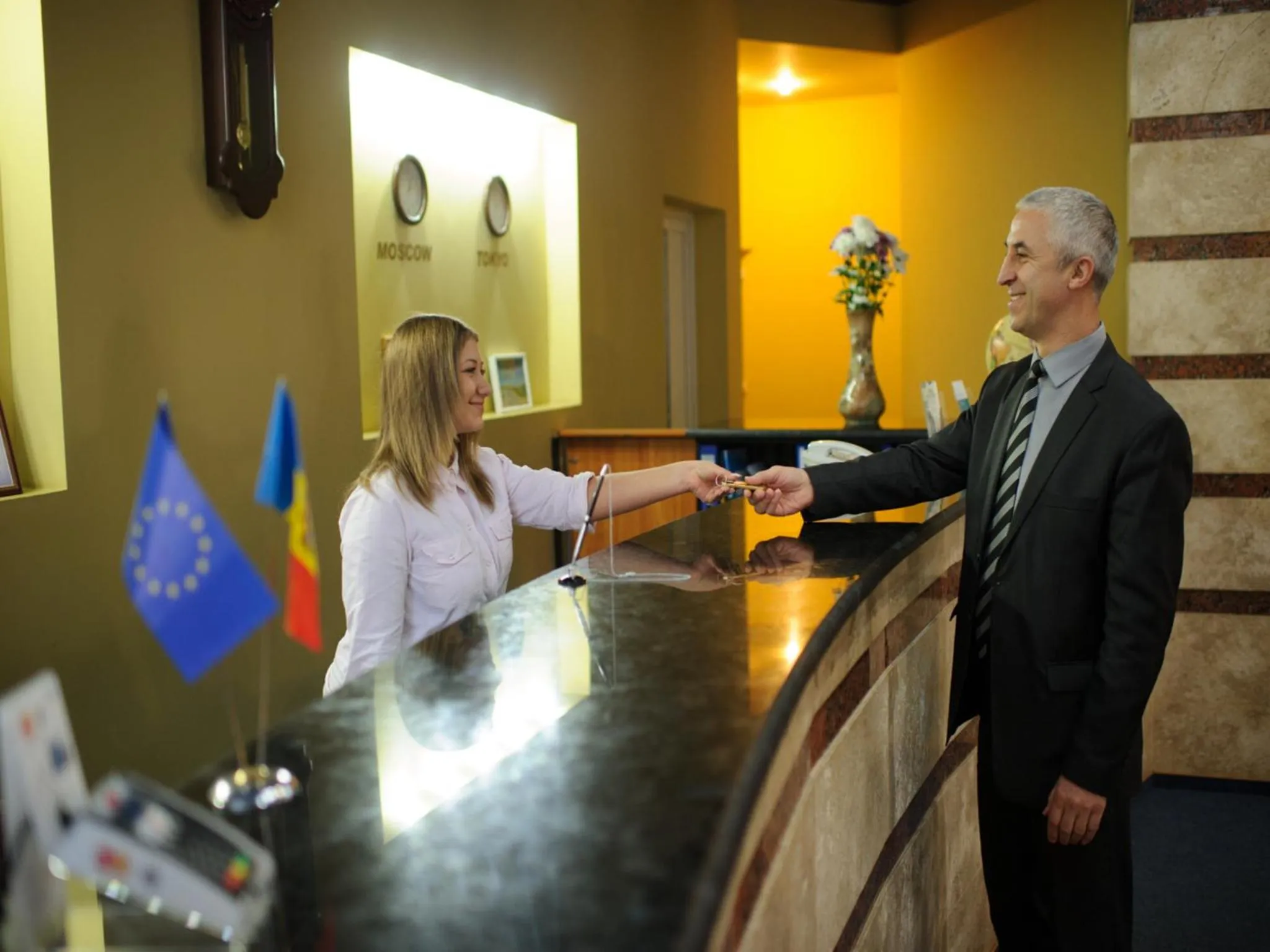 Staff in Dacia Hotel