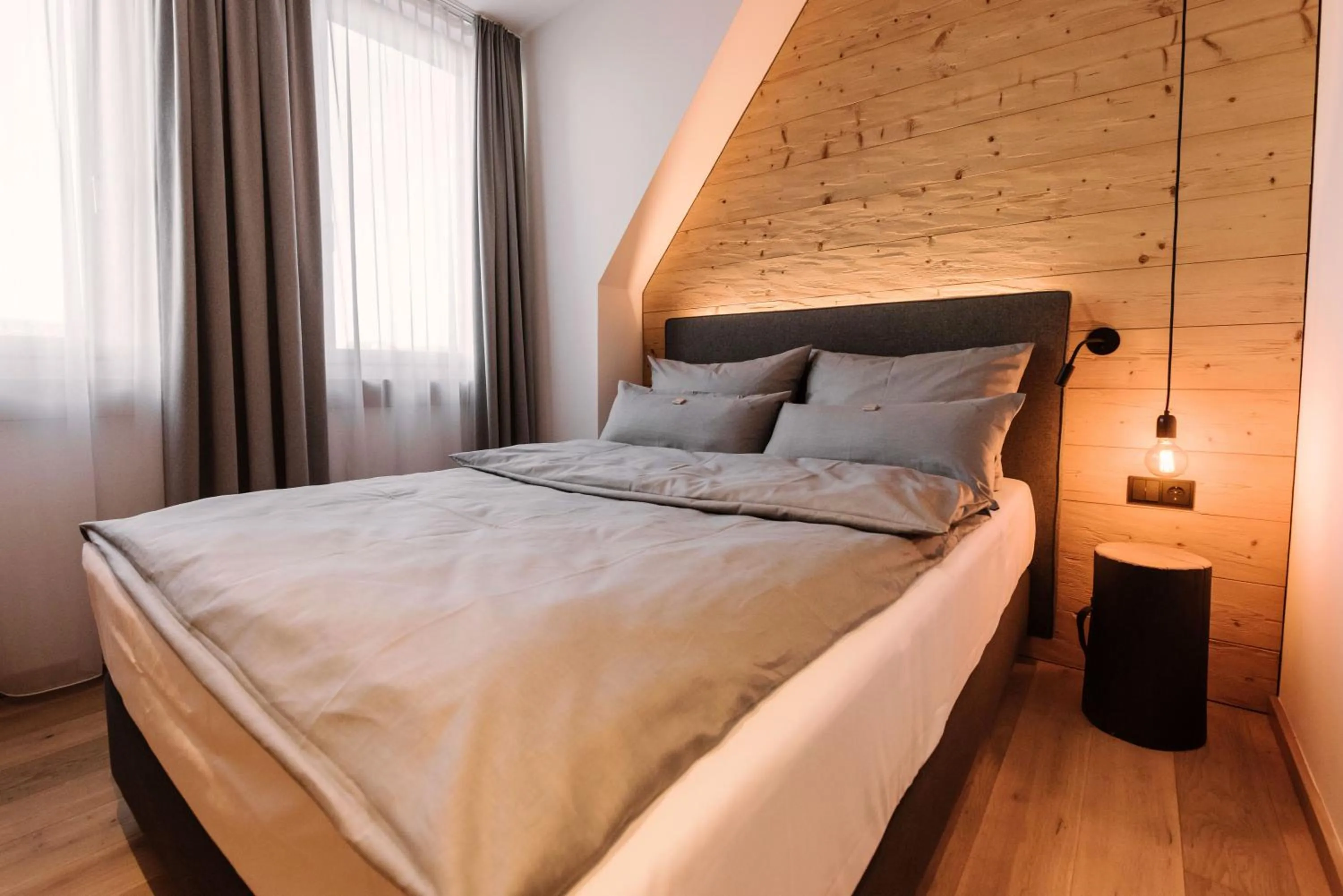 Bed in Hotel Johanns