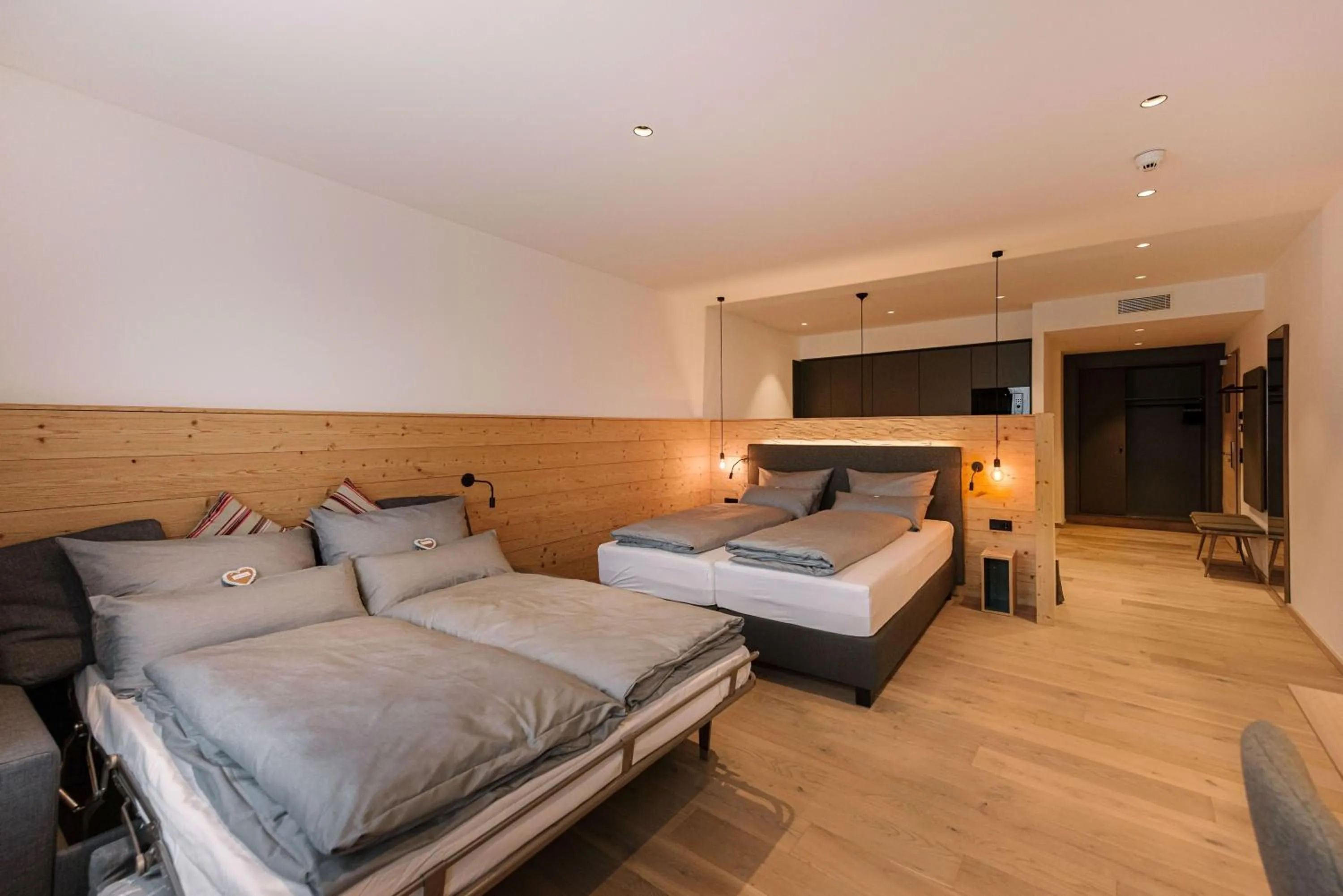 Bed in Hotel Johanns