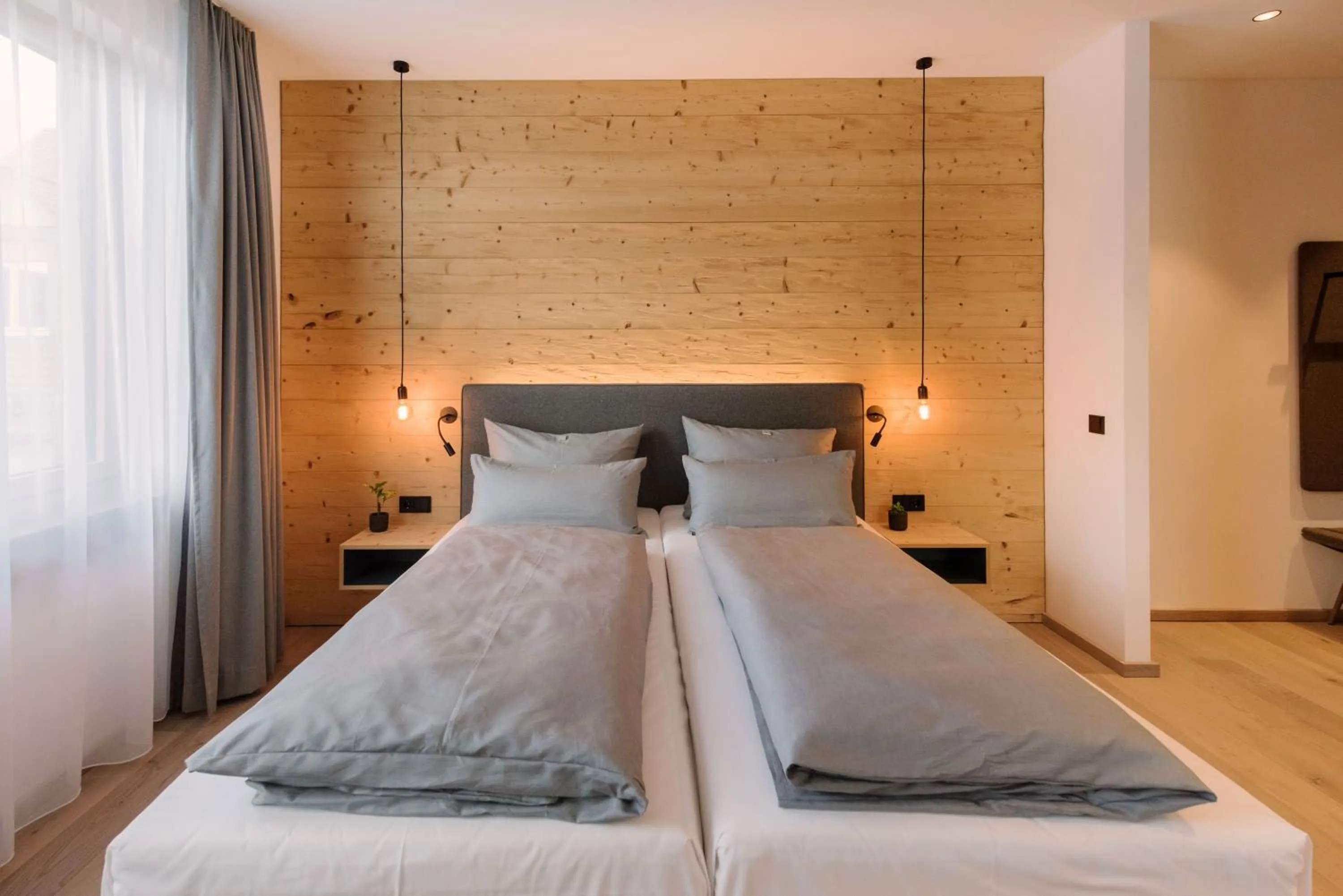 Bed in Hotel Johanns