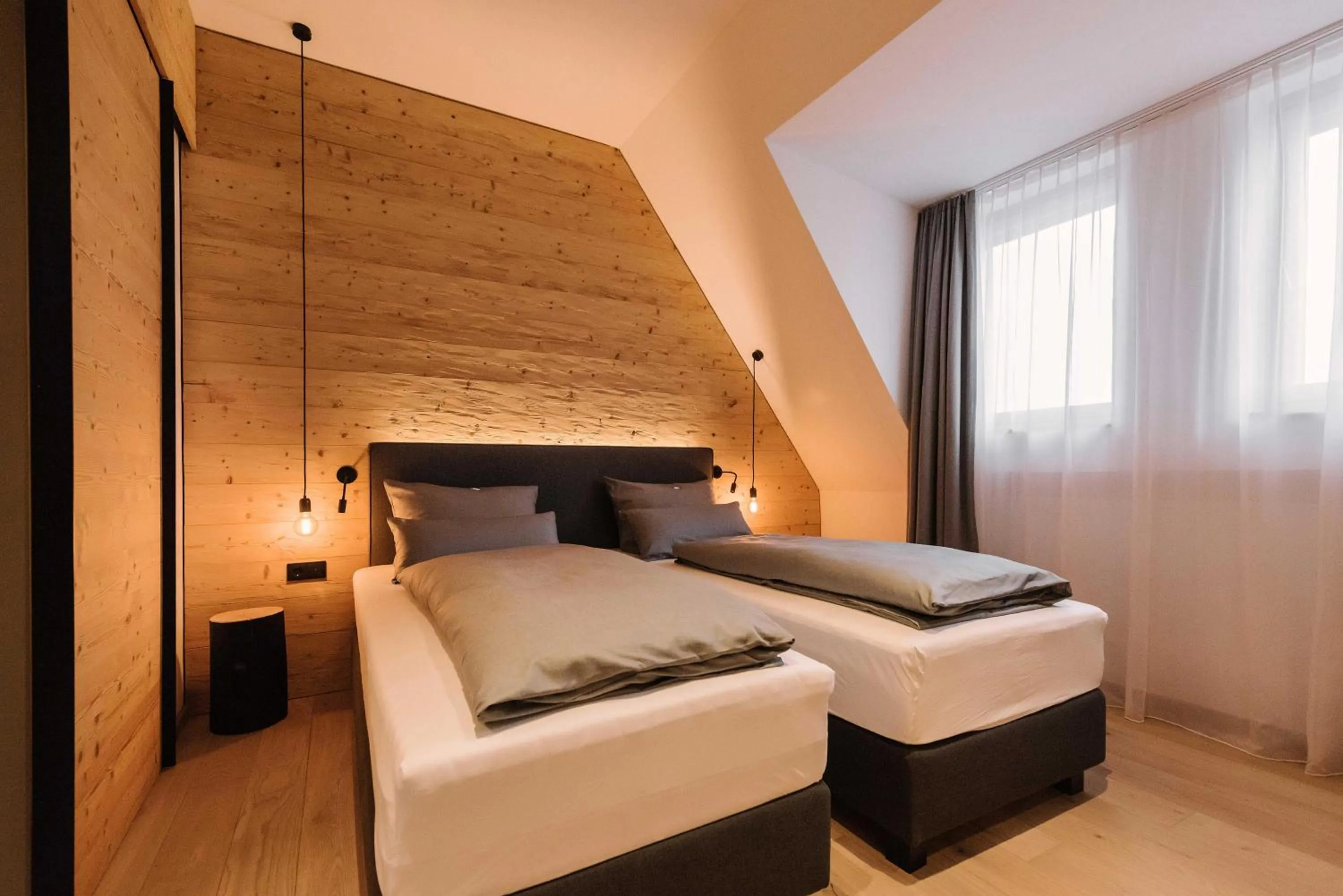 Bed in Hotel Johanns