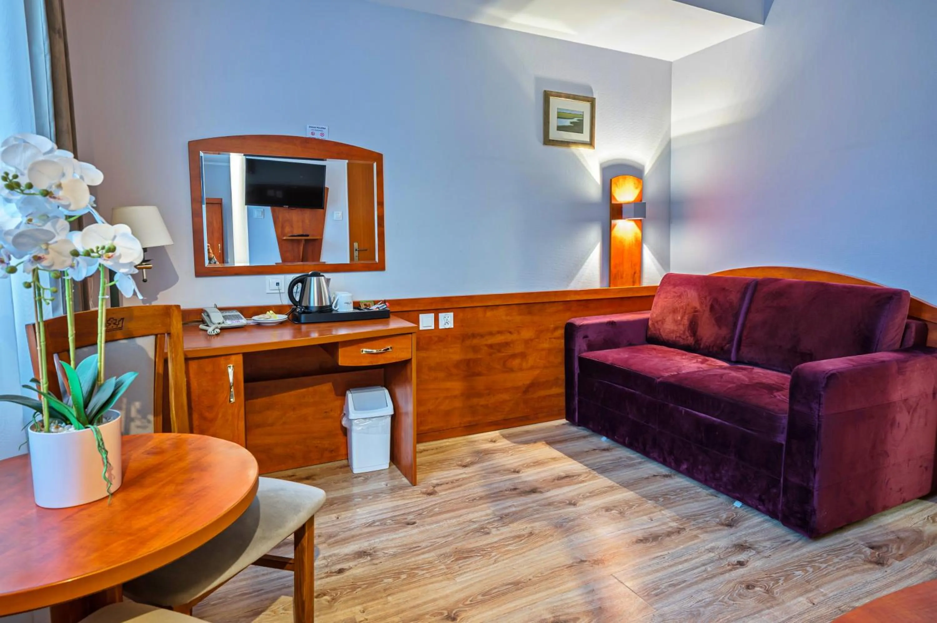 Seating area in Hotel Pietrak