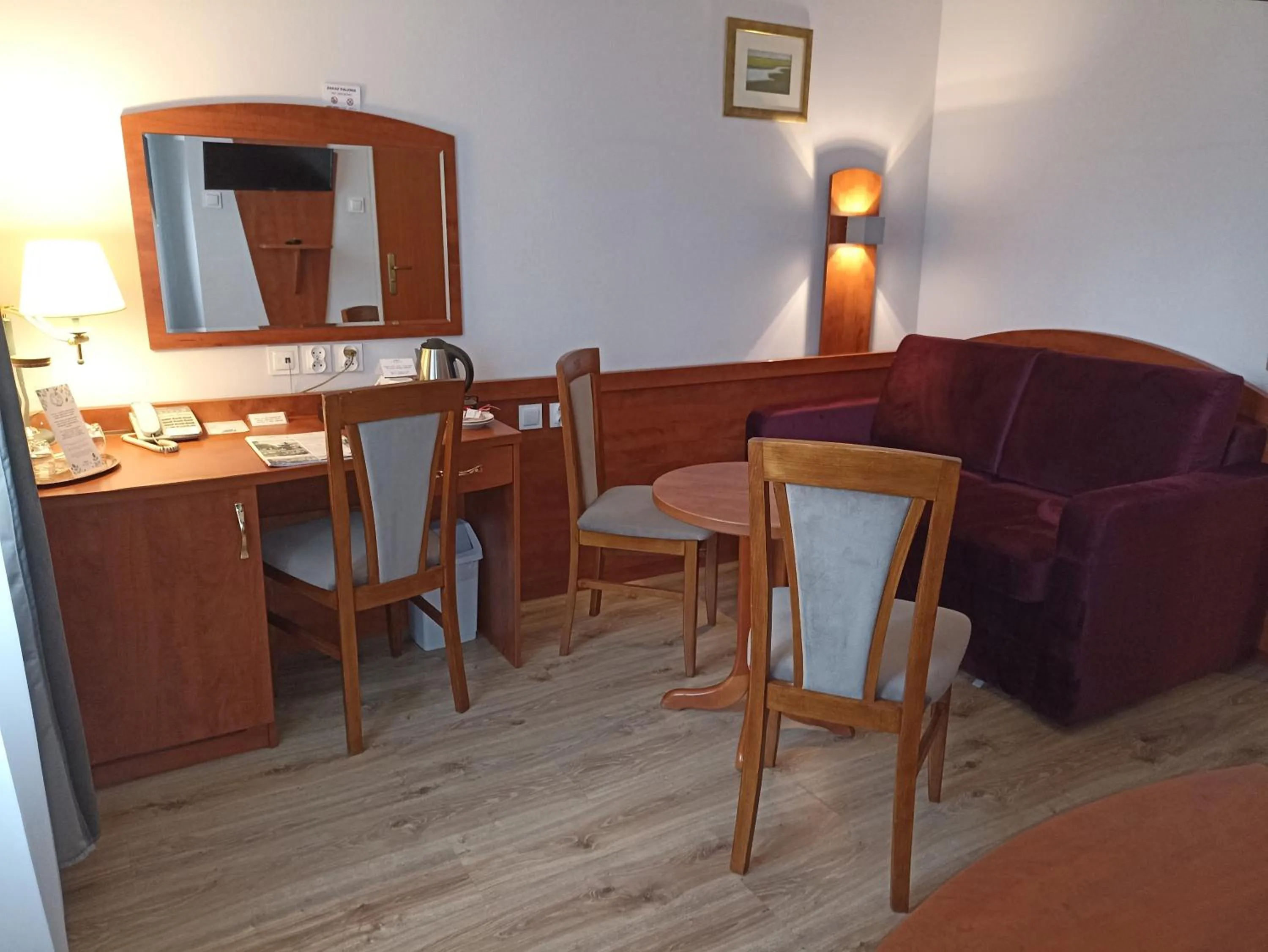 Seating area in Hotel Pietrak