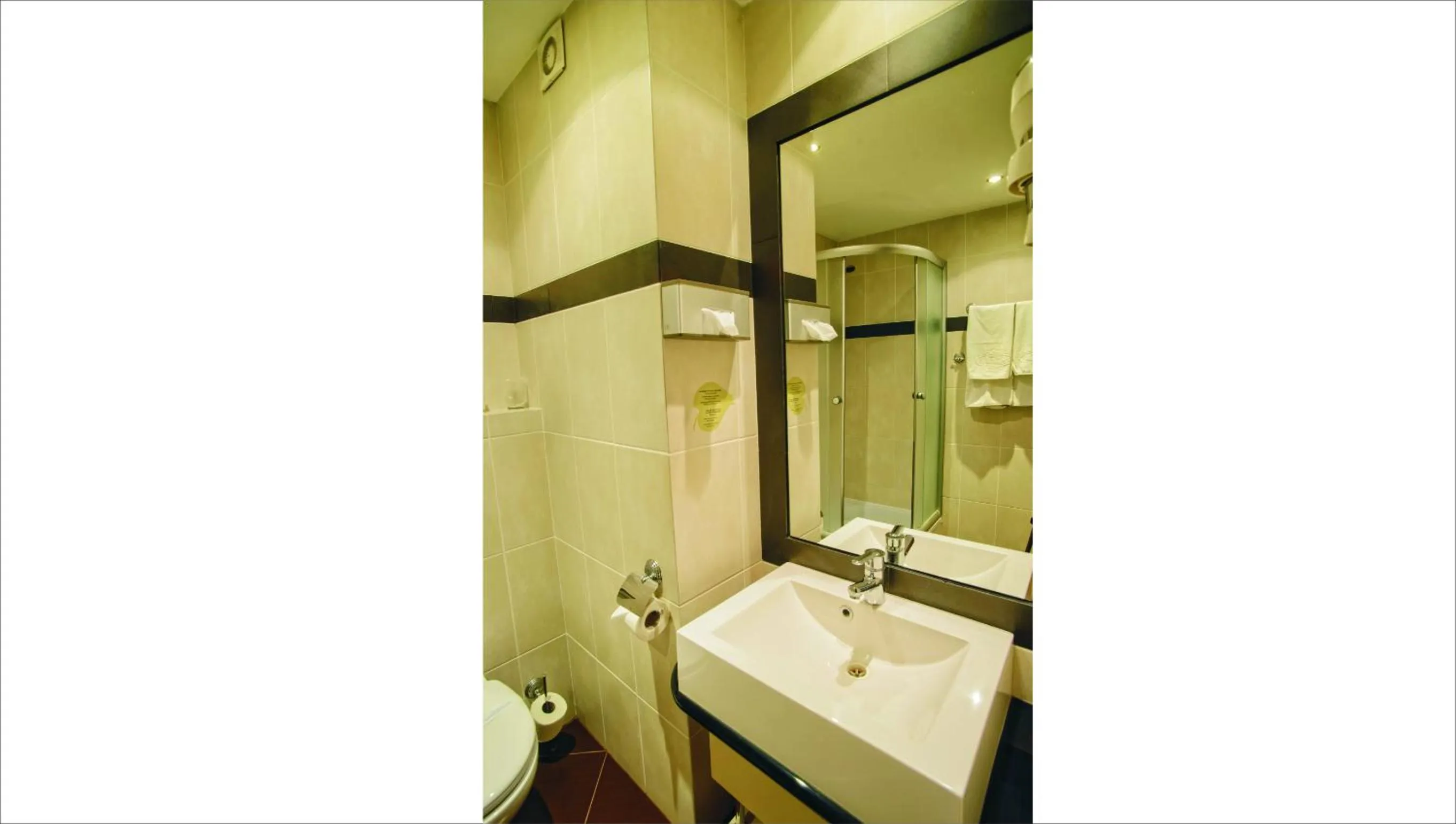 Shower in Hotel Pietrak