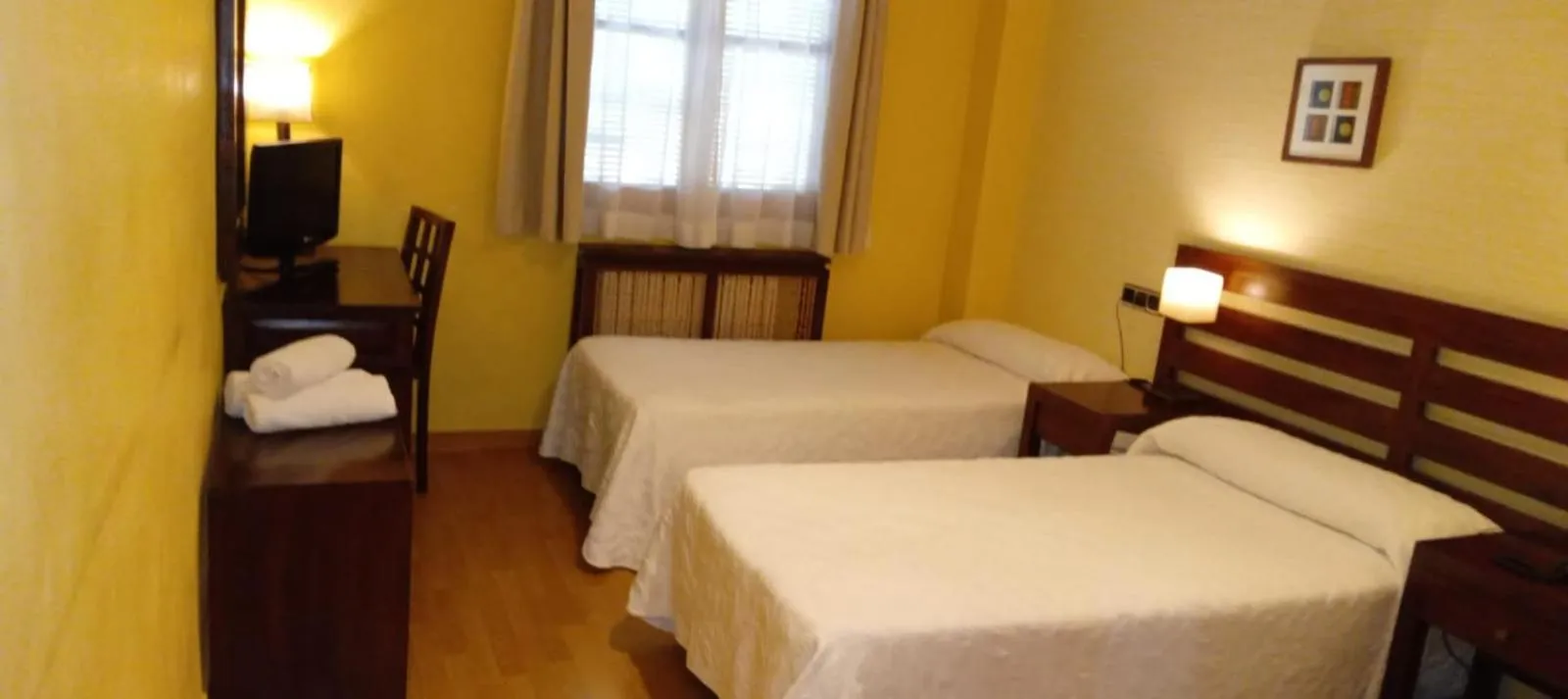 Bed in Hotel de Montaña Rubielos