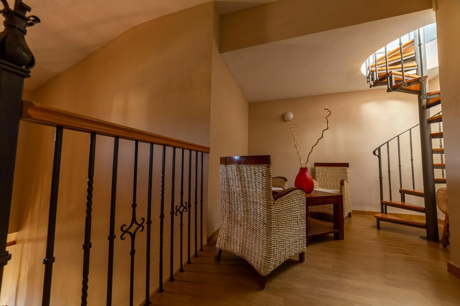 Seating area in Hotel de Montaña Rubielos