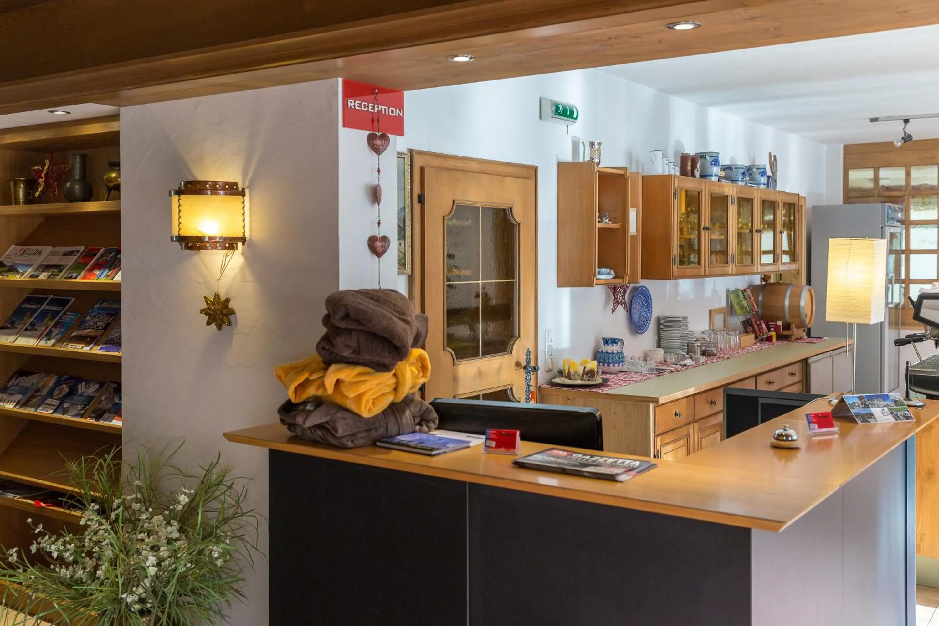 Lobby or reception in Hotel Bergland