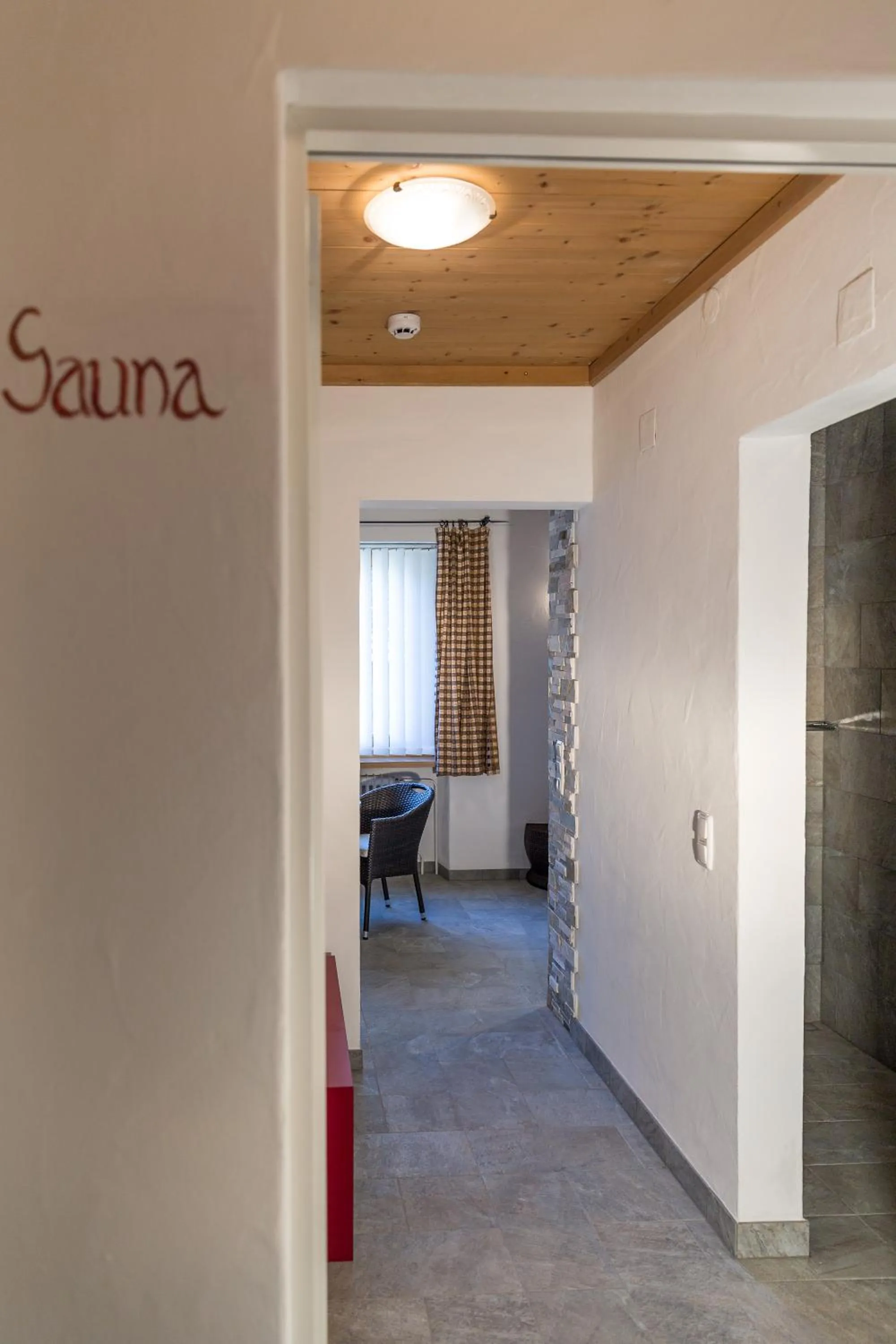 Sauna, Bed in Hotel Bergland