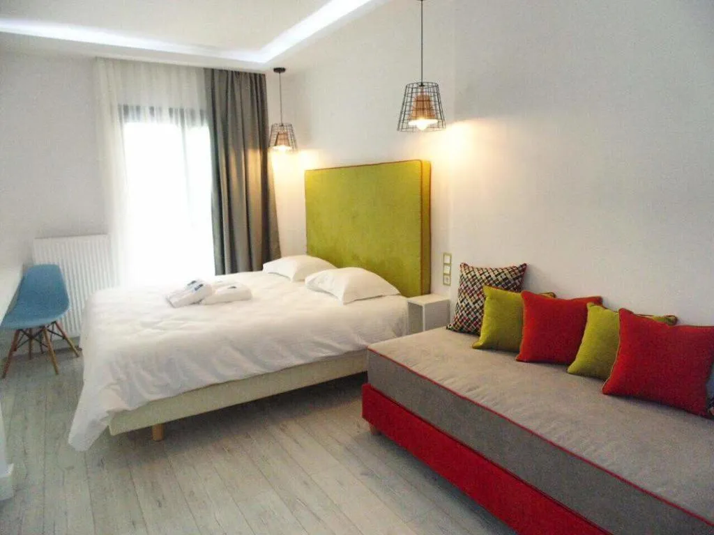 Bed in White Bottle Superior Apartments