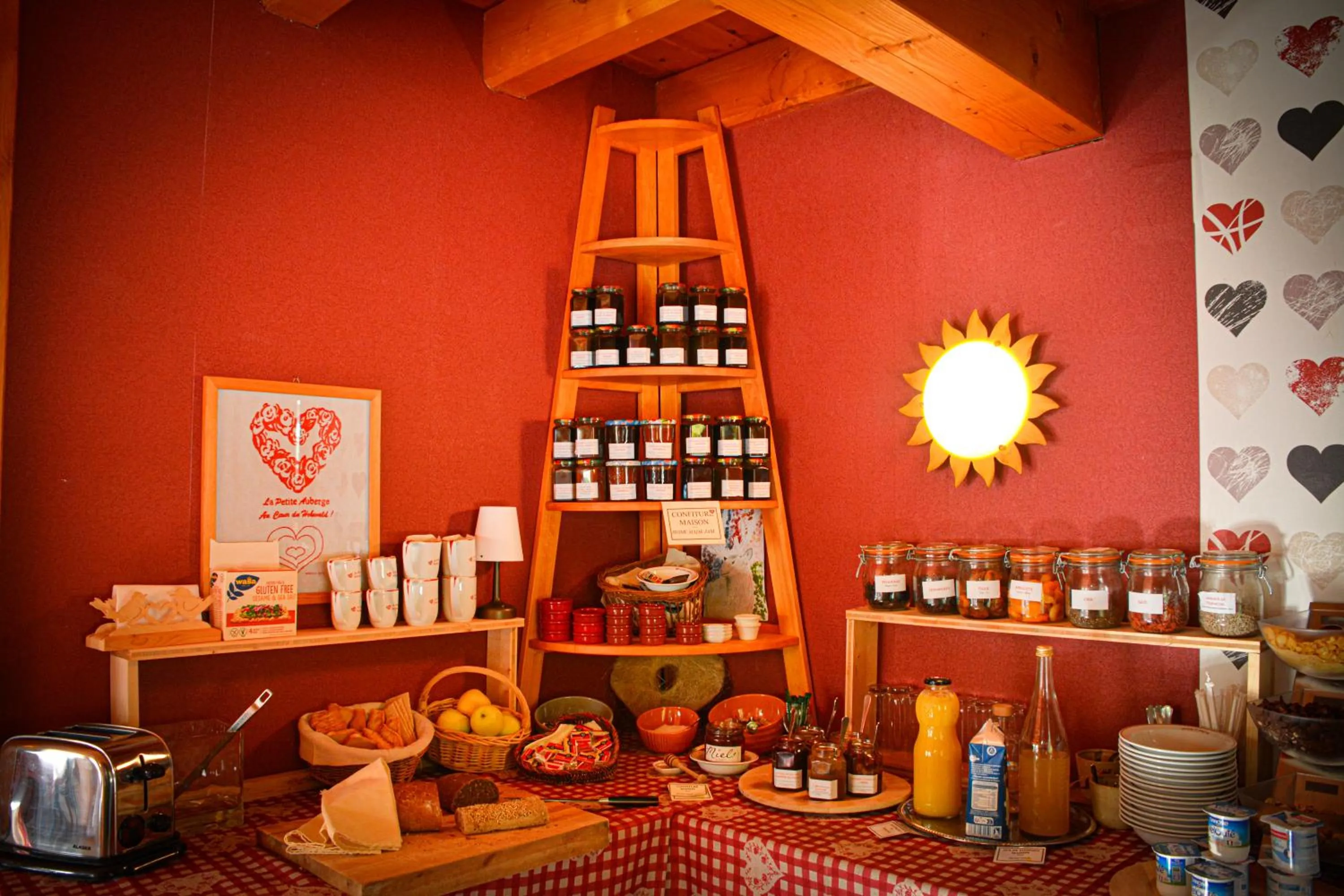 Buffet breakfast in Logis Hôtel Restaurant La Petite Auberge Alsace