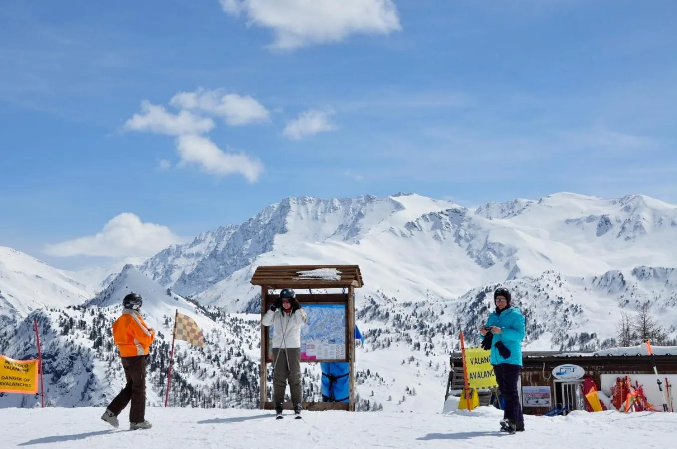 Skiing in Il Fraitevino hotel bed & breakfast