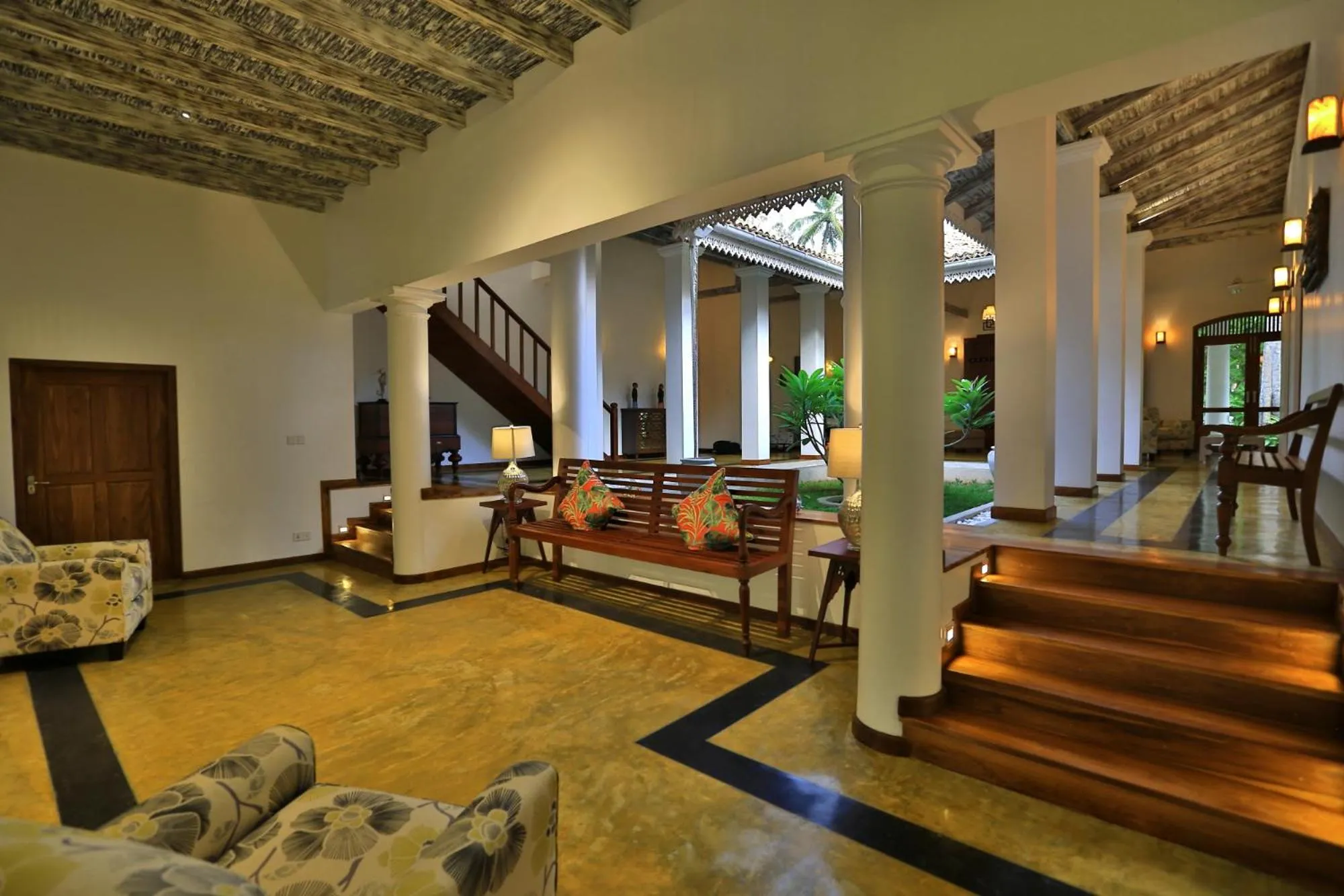 Seating area in Amara Villa