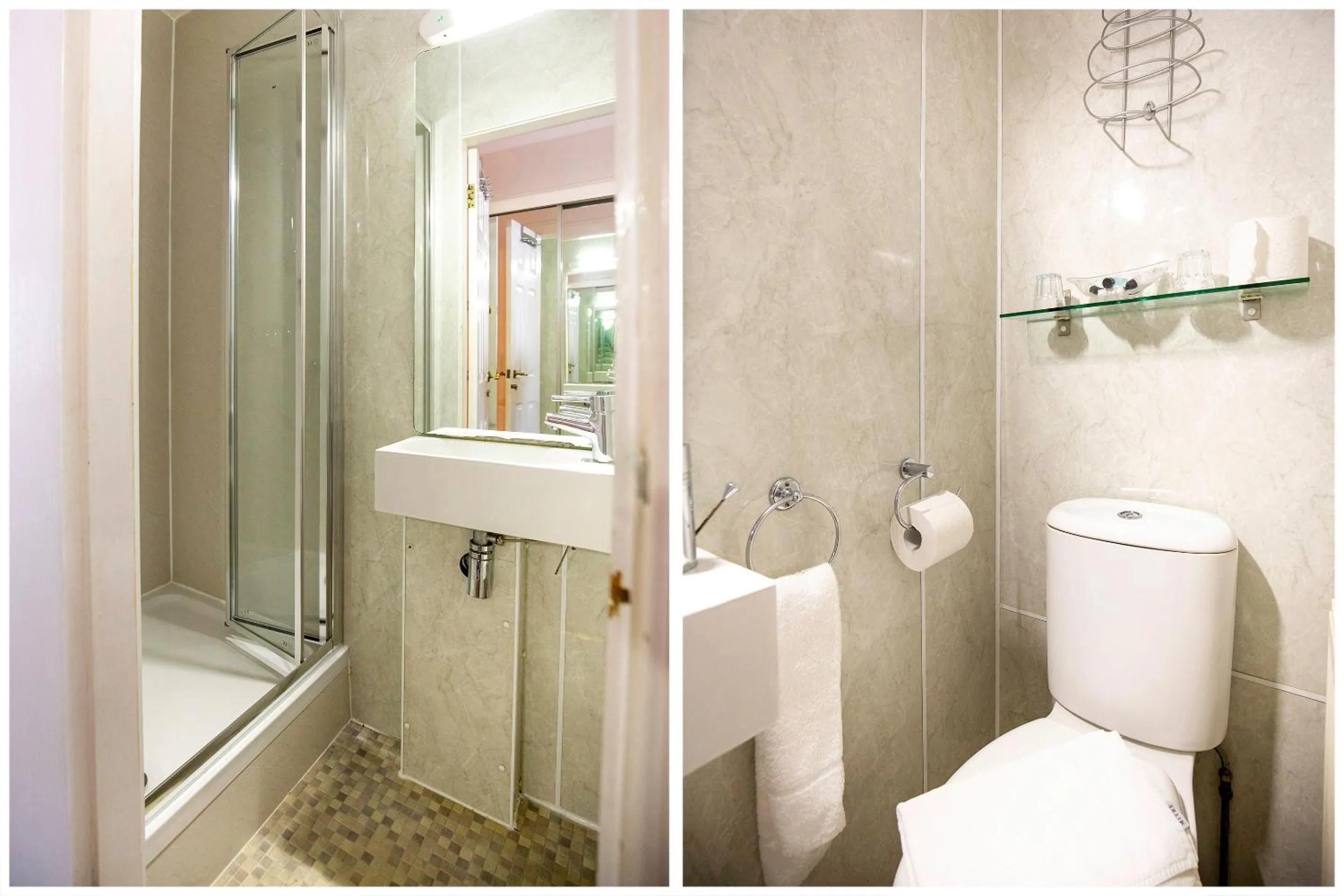 Bathroom in Arden Guest House, Craigmillar Castle Edinburgh