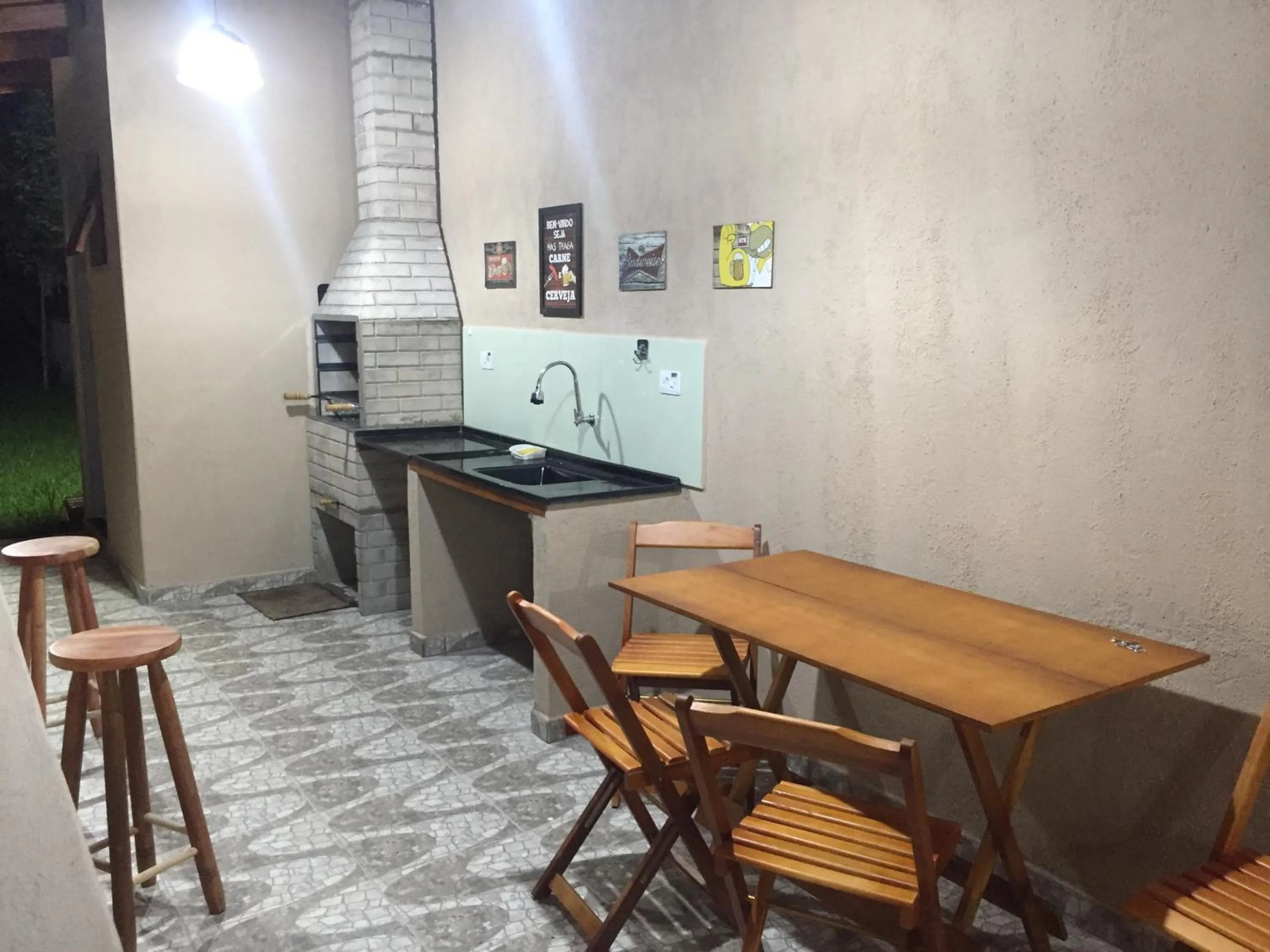 Casa em frente à praia Boracéia