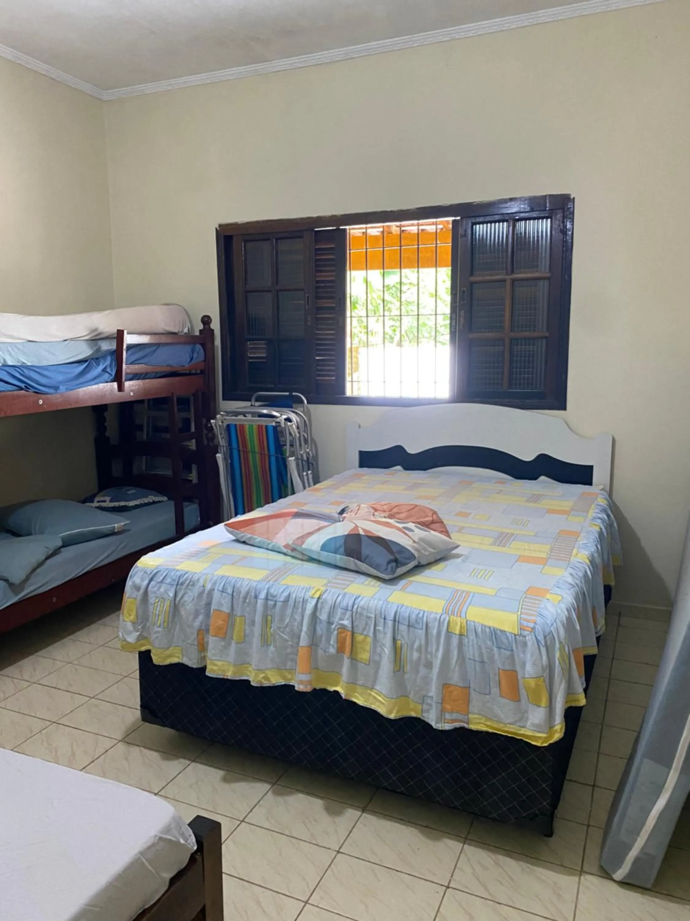 Bed in Casa em frente à praia Boracéia