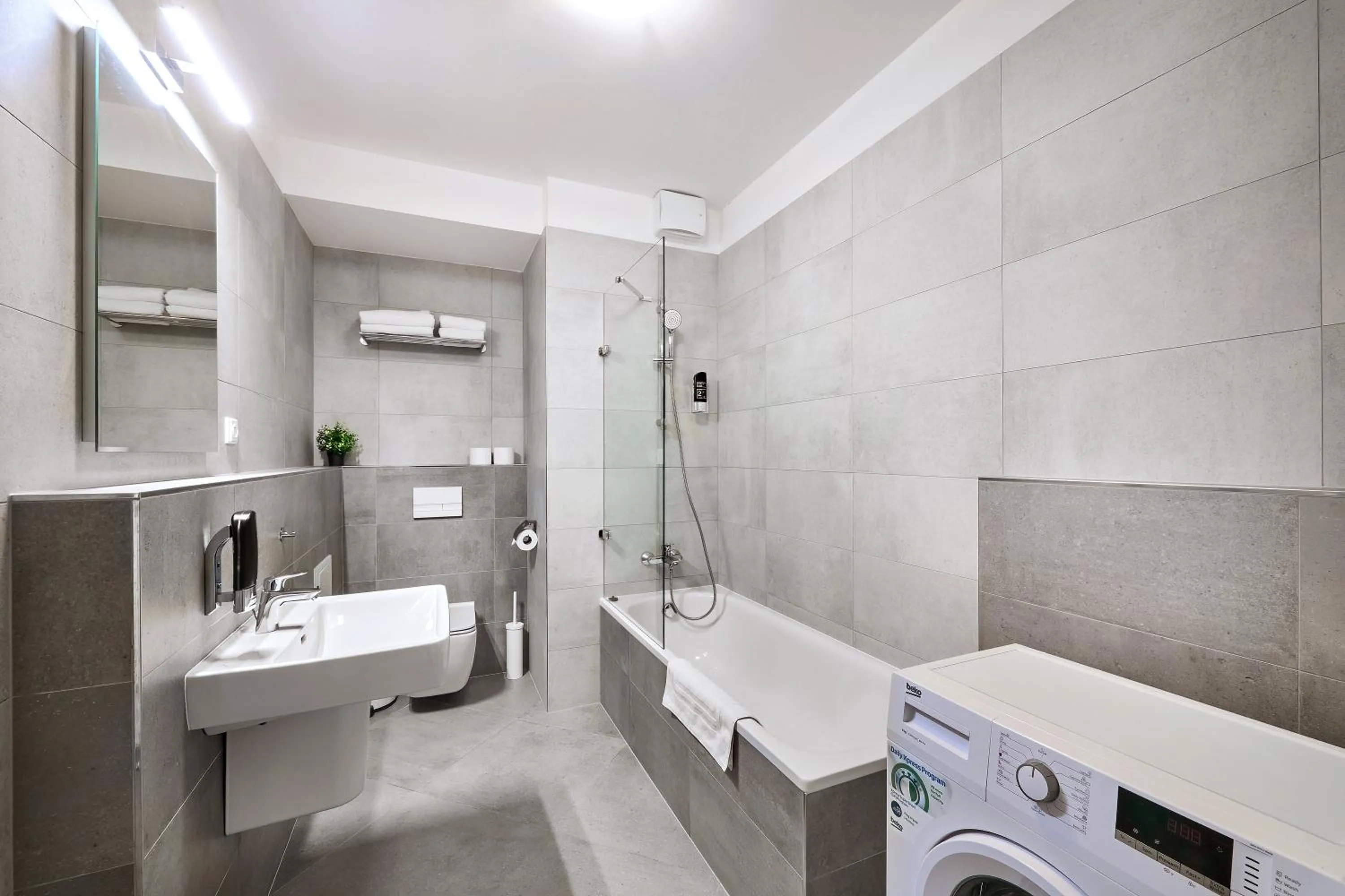 Shower in CityWest Apartments