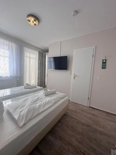 Bed in Hotel Villa Weststrand