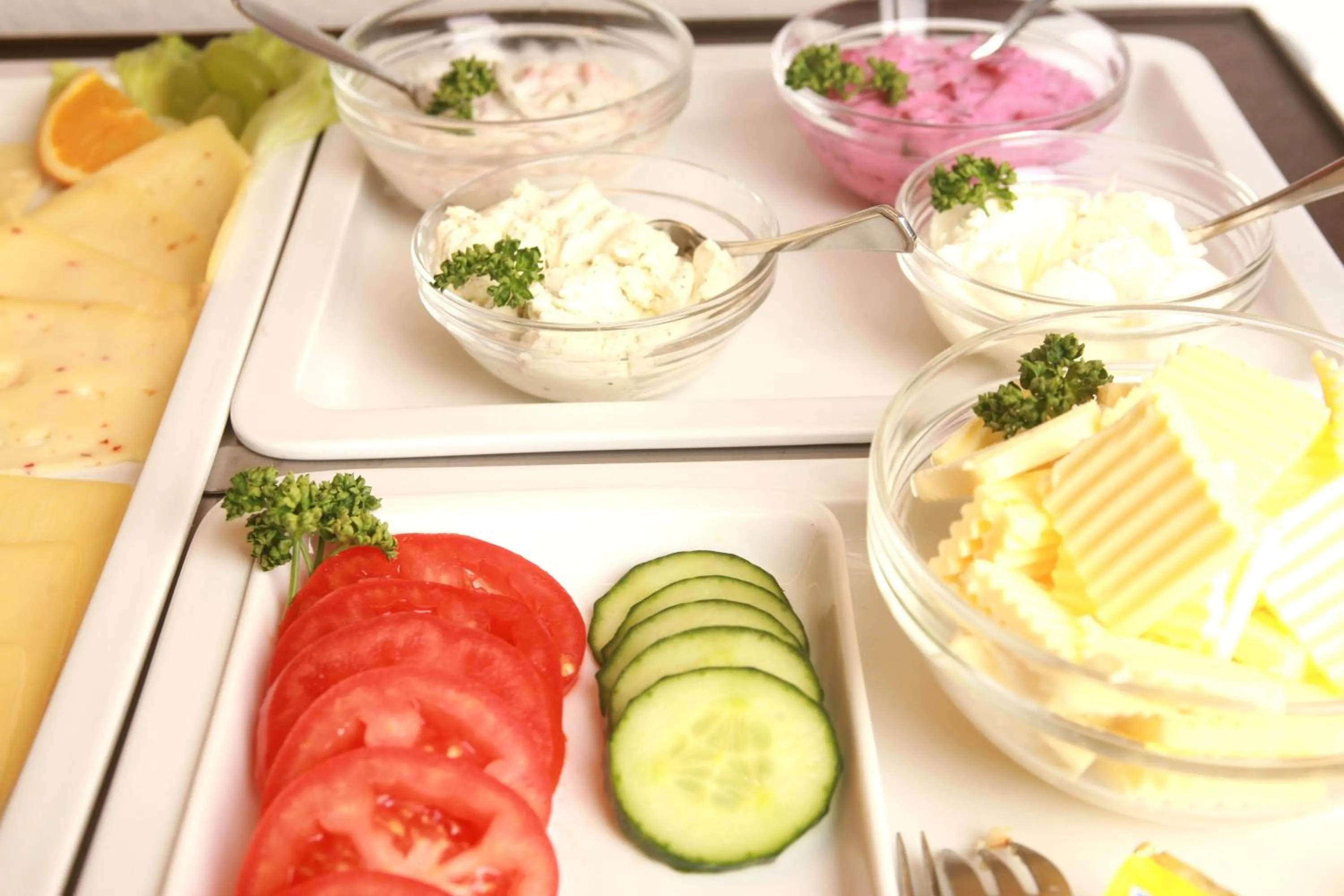 Buffet breakfast in Hotel Villa Weststrand