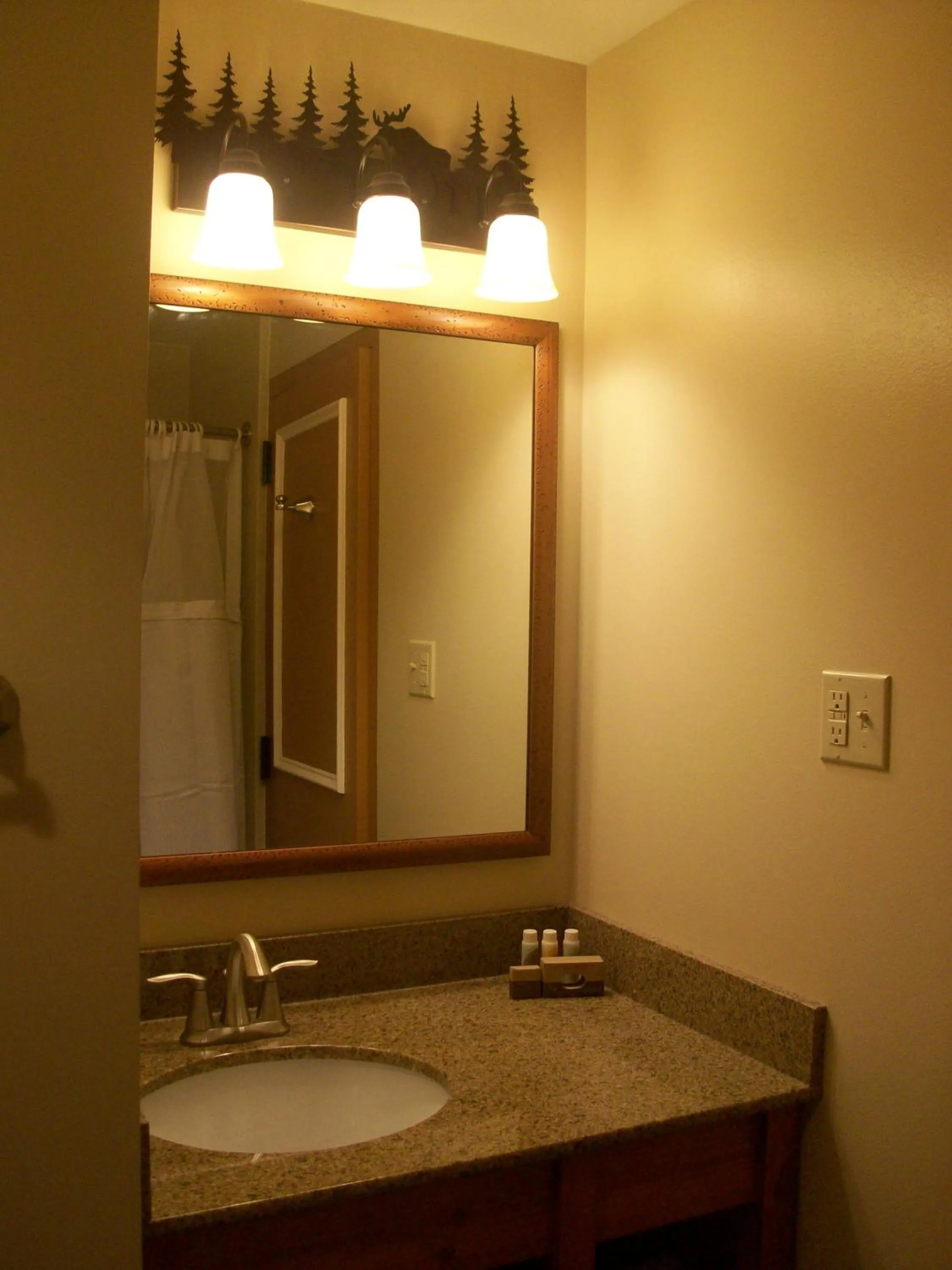 Shower in Overlook Lodge and Stone Cottages at Bear Mountain