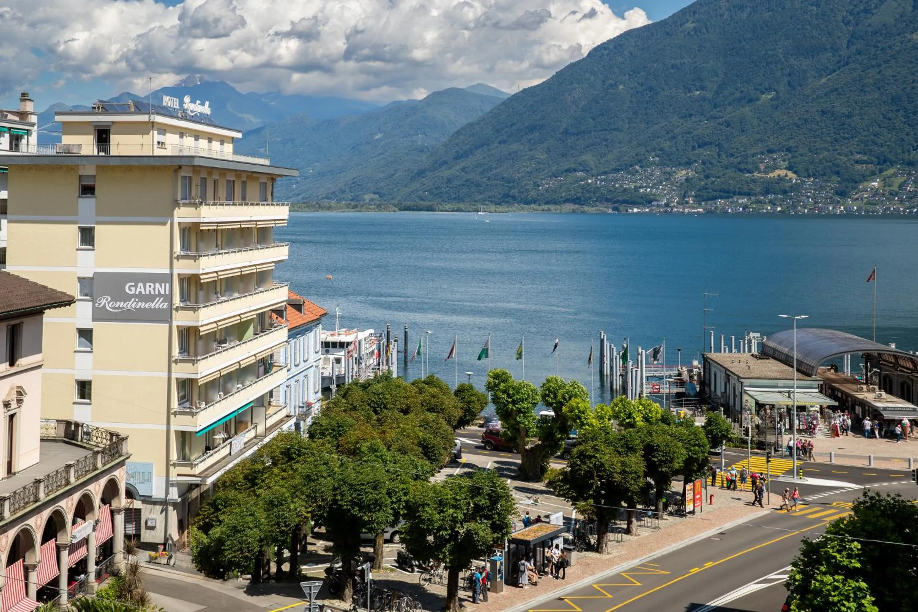 Location in Hotel Rondinella Locarno