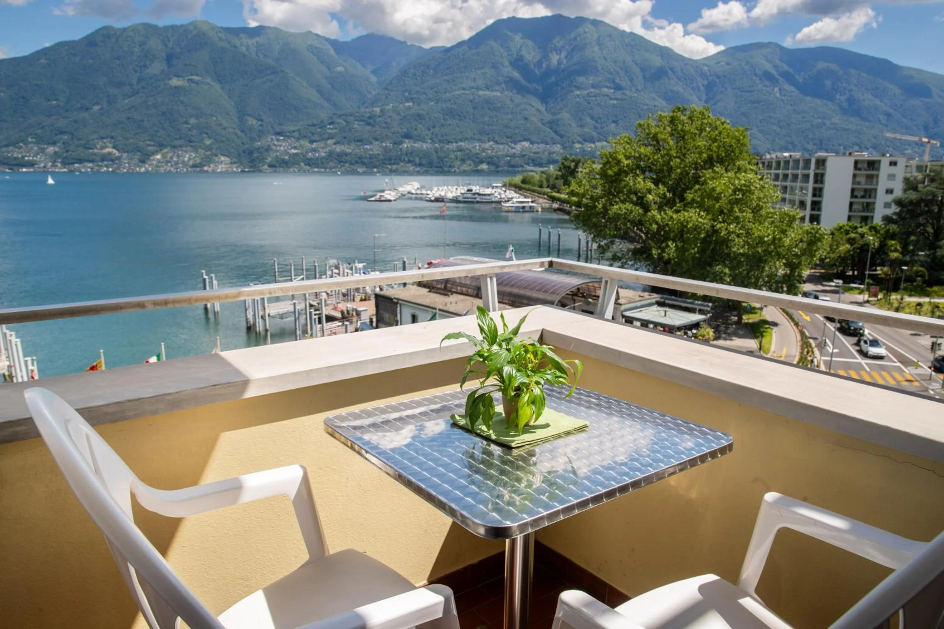 Balcony/Terrace in Hotel Rondinella Locarno