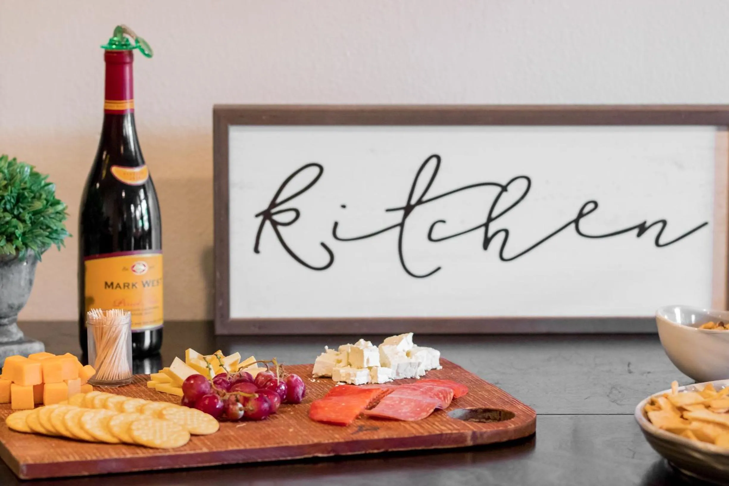 Food close-up in Vineyard Court Designer Suites Hotel