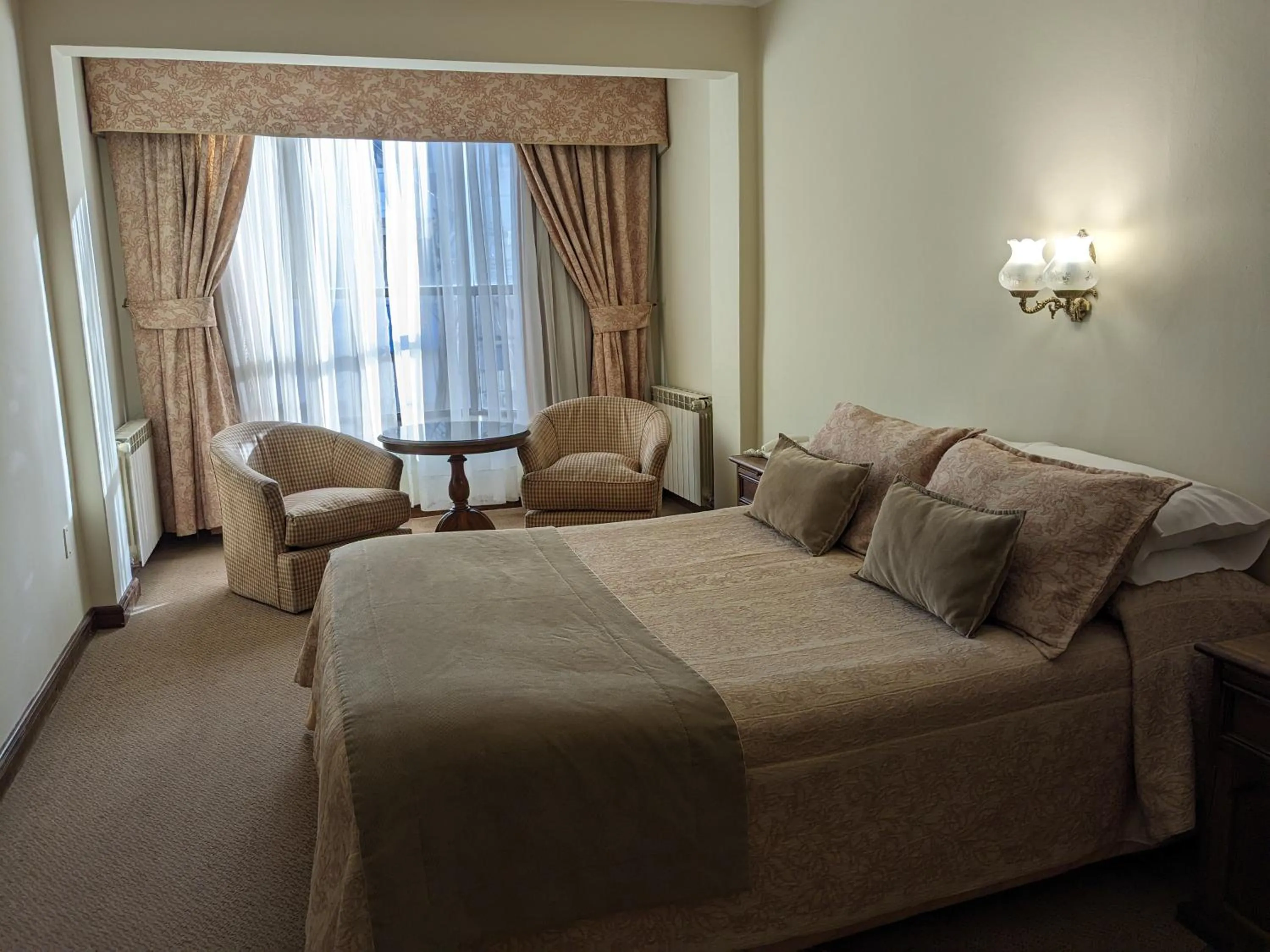 Decorative detail, Bed in Hotel Tierra Del Fuego