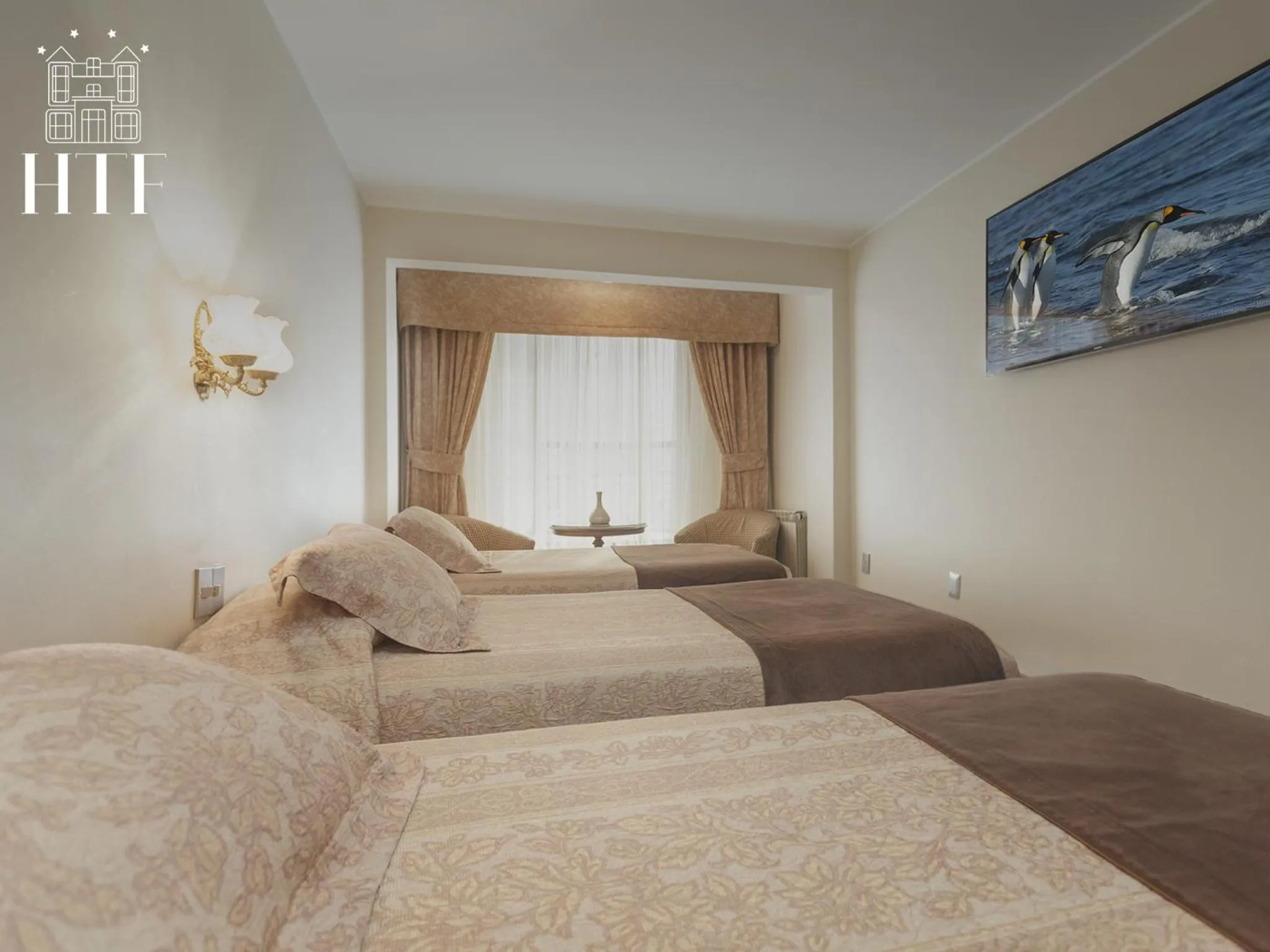 Bed in Hotel Tierra Del Fuego