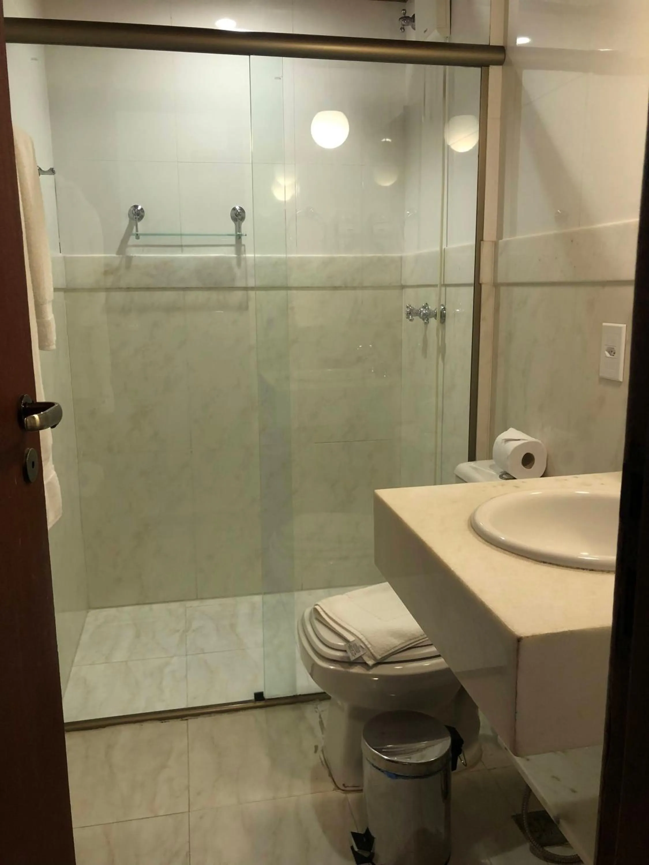 Bathroom in Hotel Pousada Minas Gerais