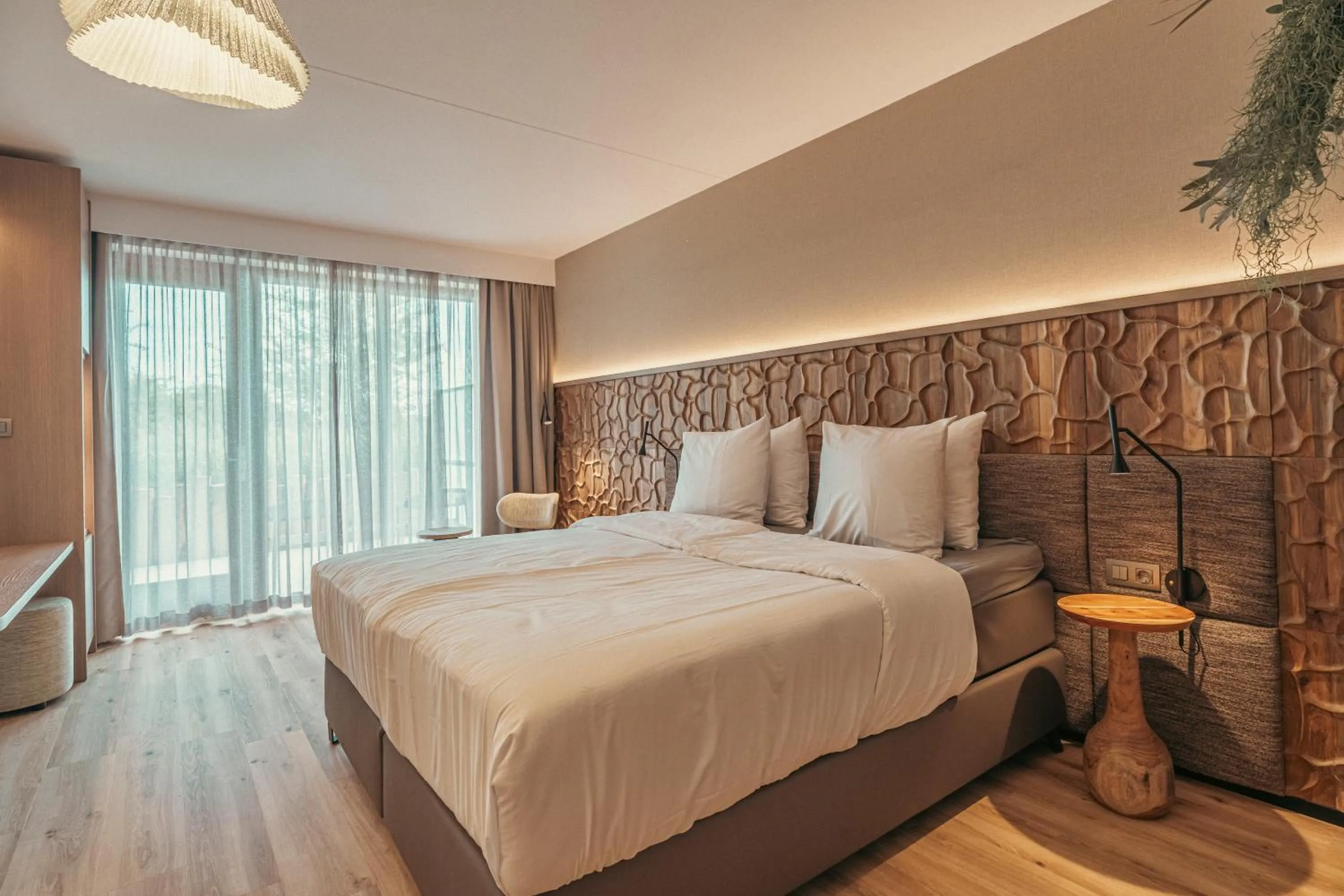 Bed in Strandhotel Duinoord