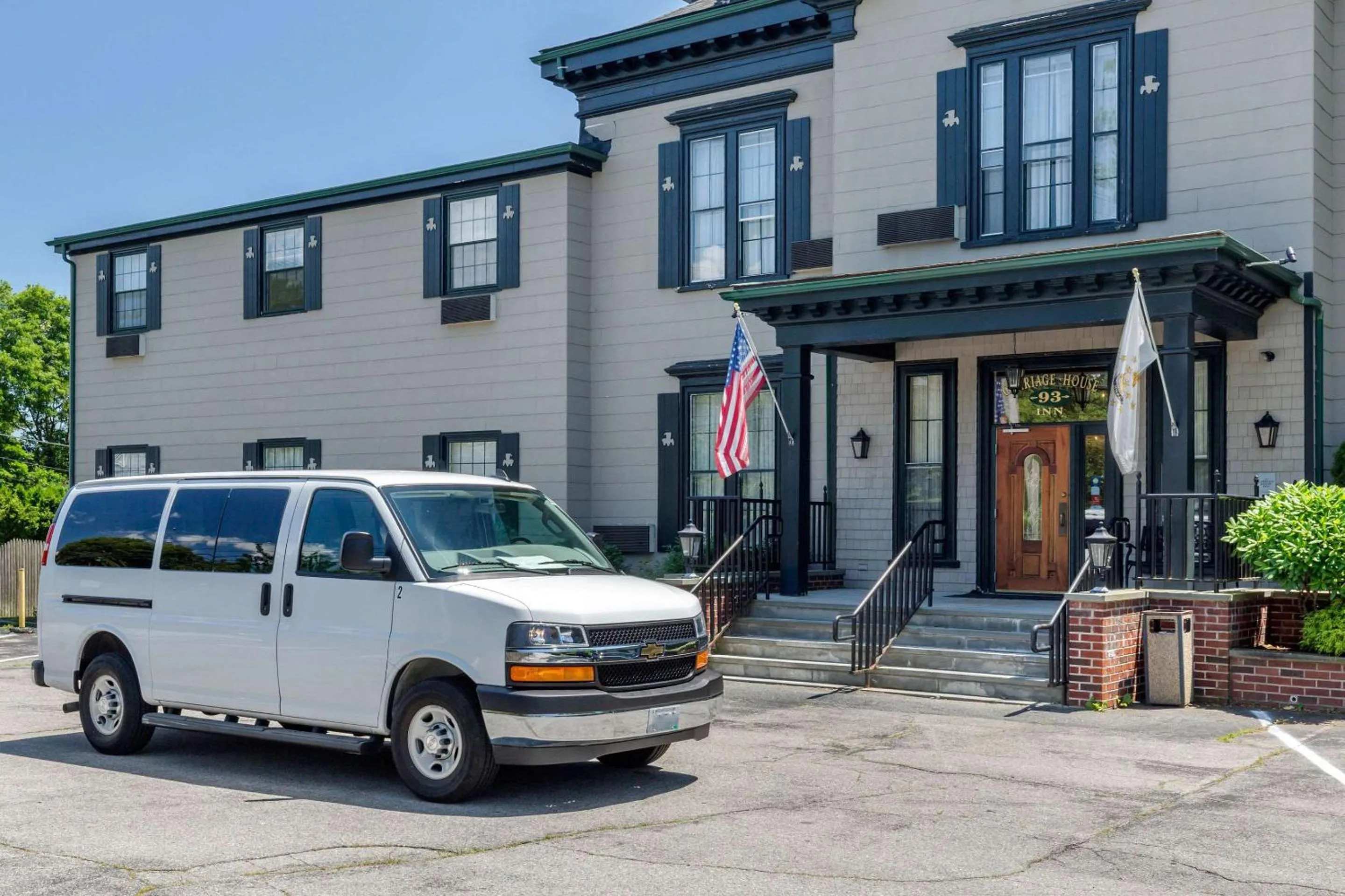 Property building in The Carriage House Inn Newport