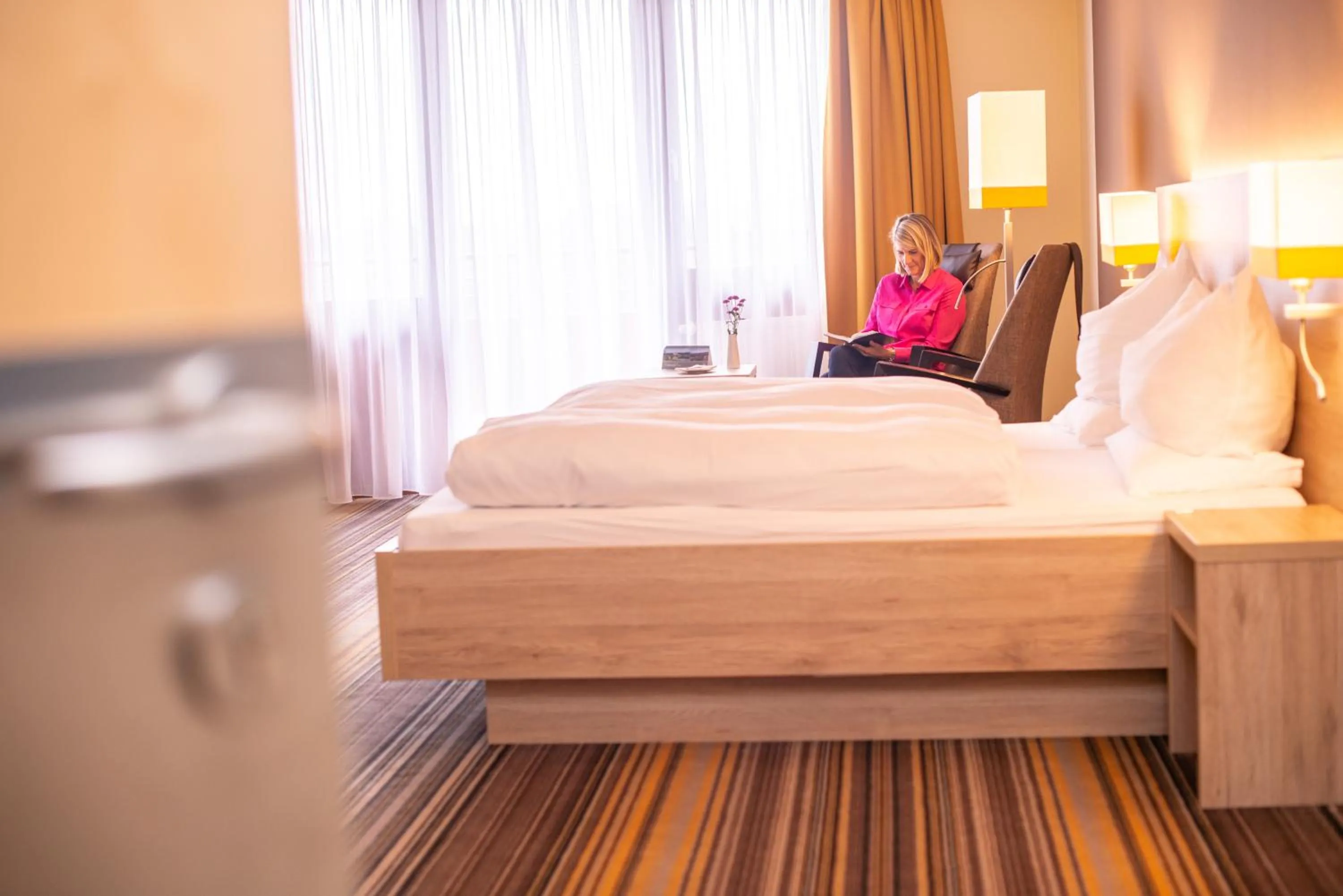 Bed in Gesundheitshotel Weißenstadt am See