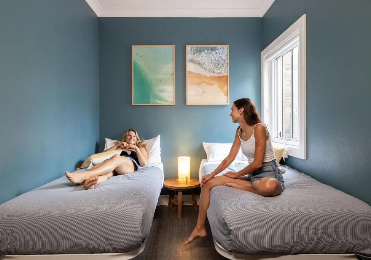 Bedroom, Bed in Stoke Beach House