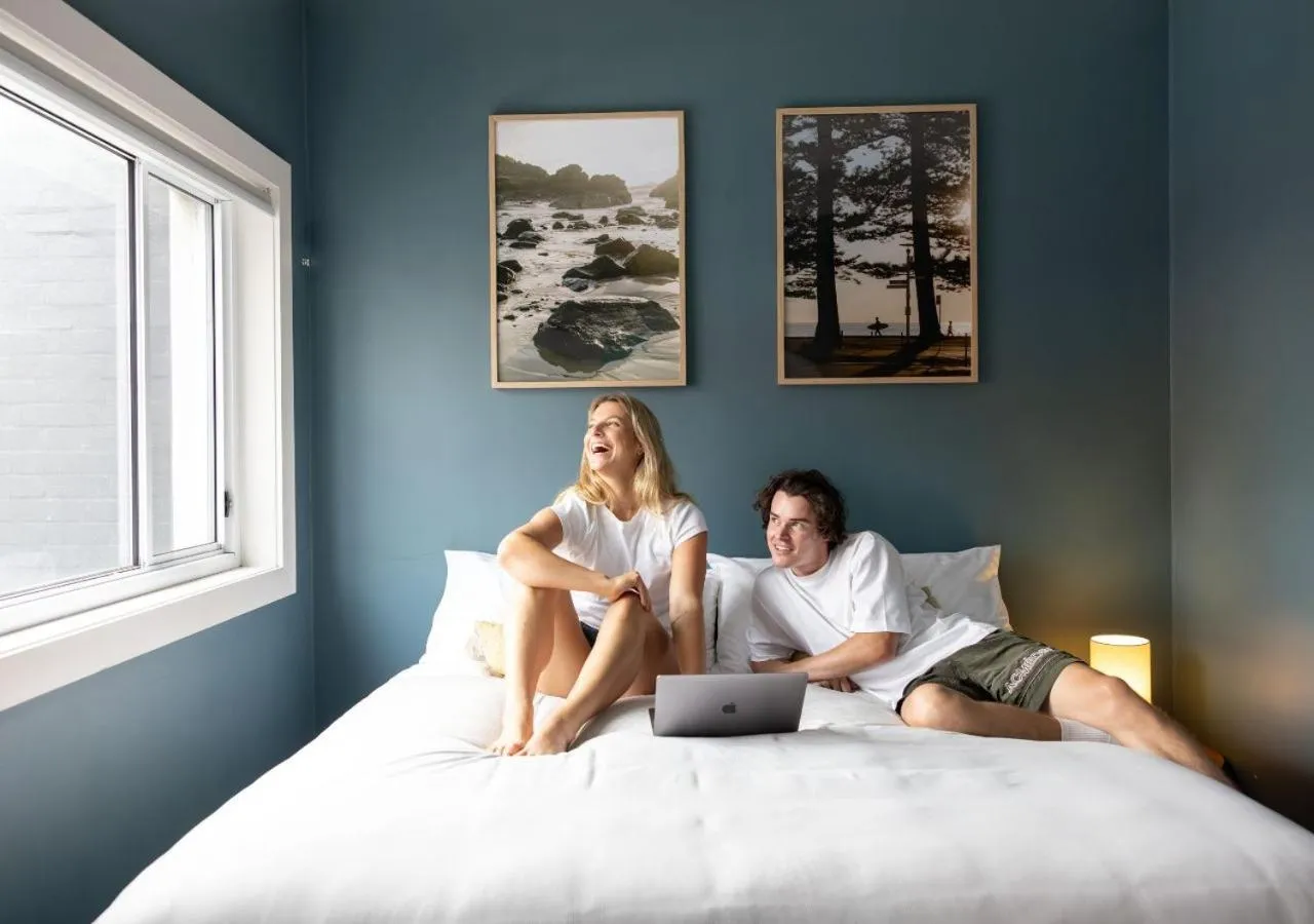 Bedroom, Bed in Stoke Beach House