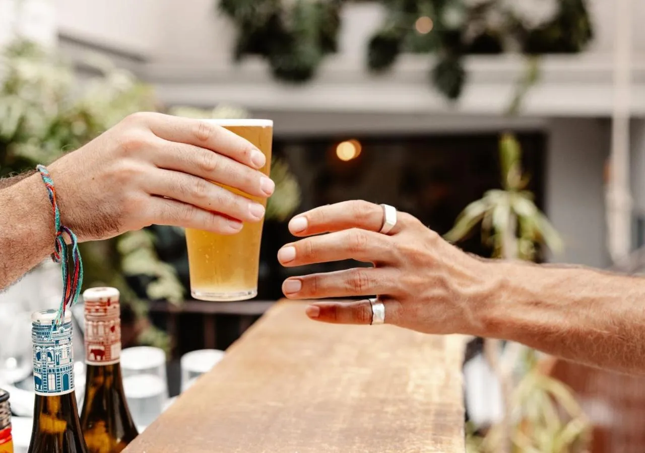 Drinks in Stoke Beach House